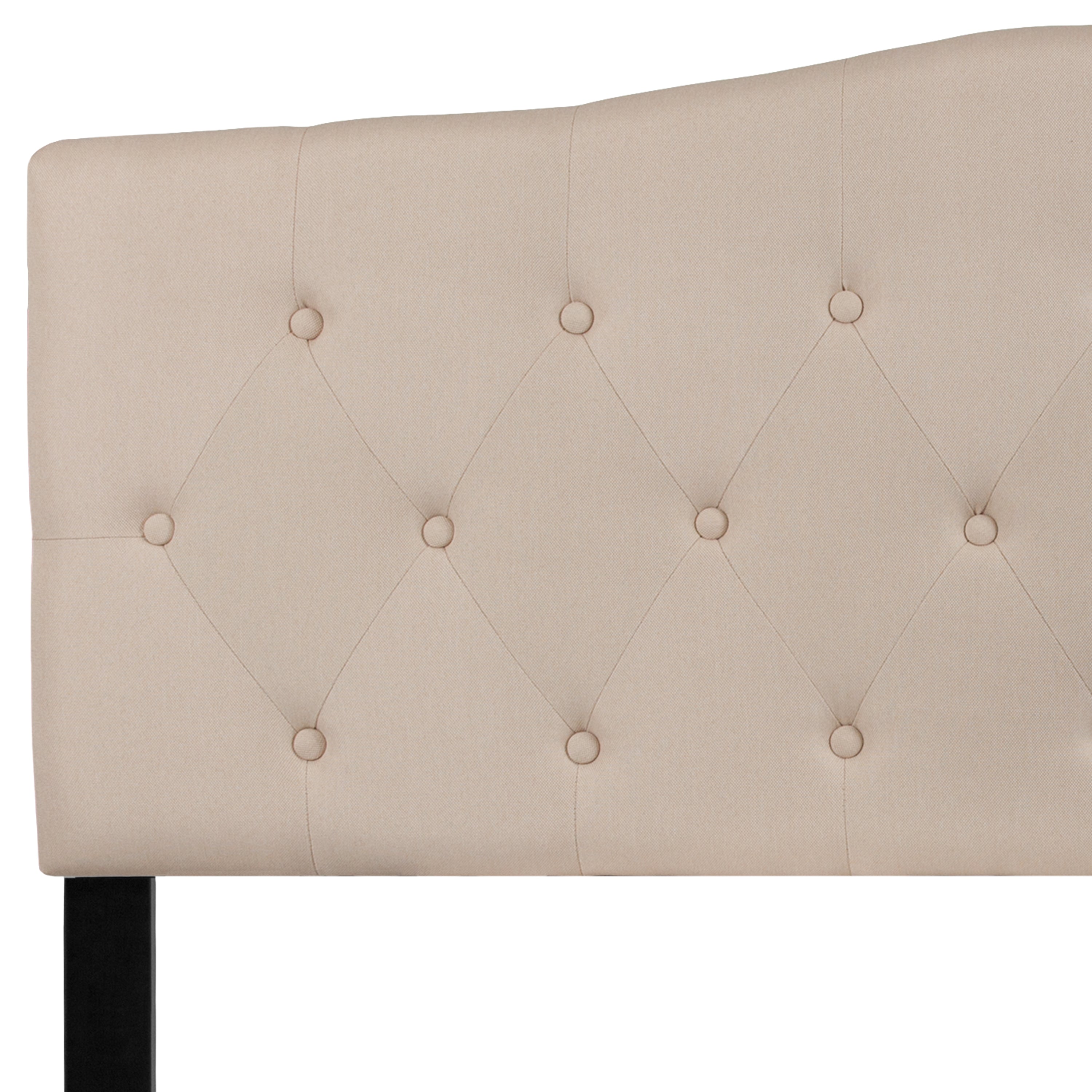 Cambridge Arched Button Tufted Upholstered Headboard