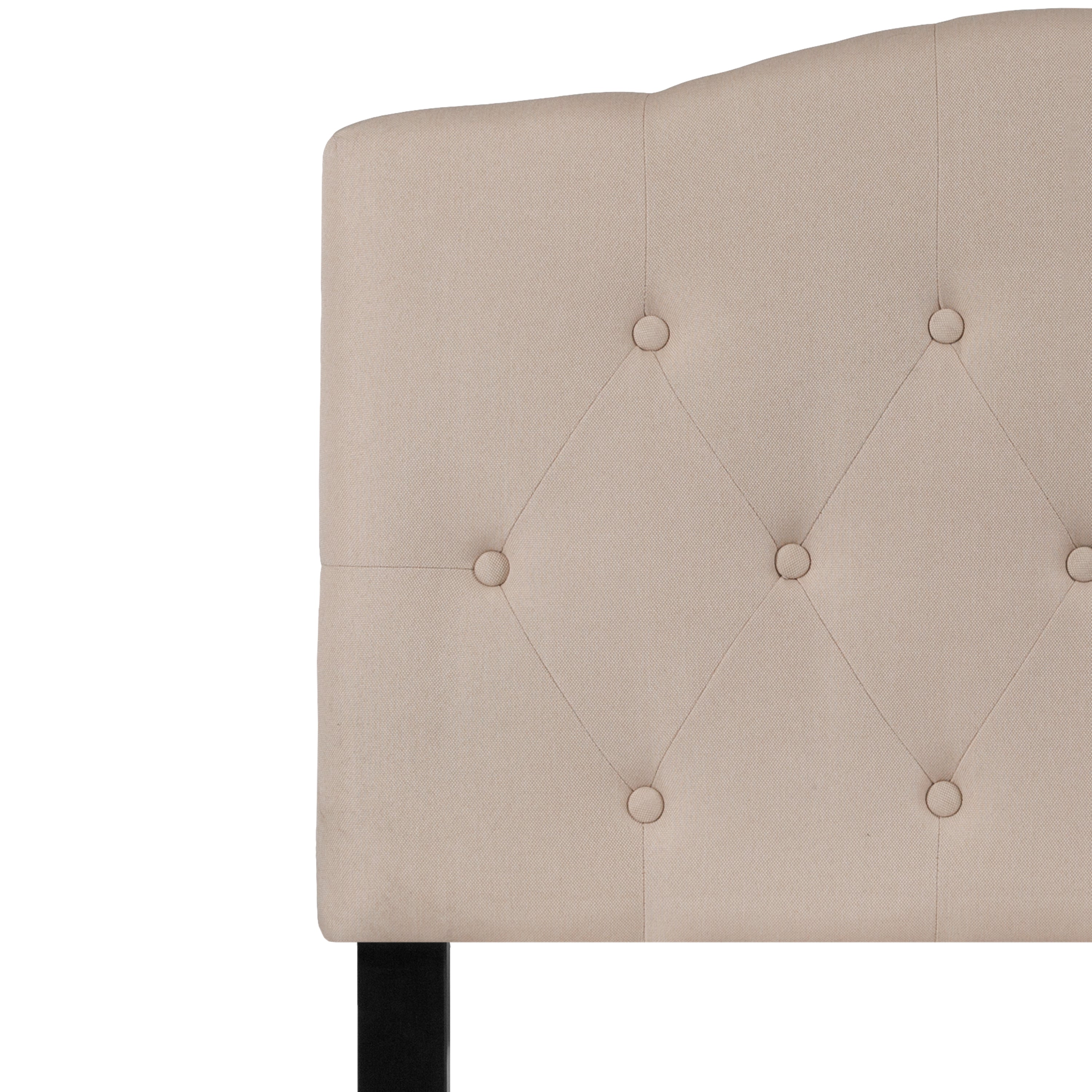 Cambridge Arched Button Tufted Upholstered Headboard