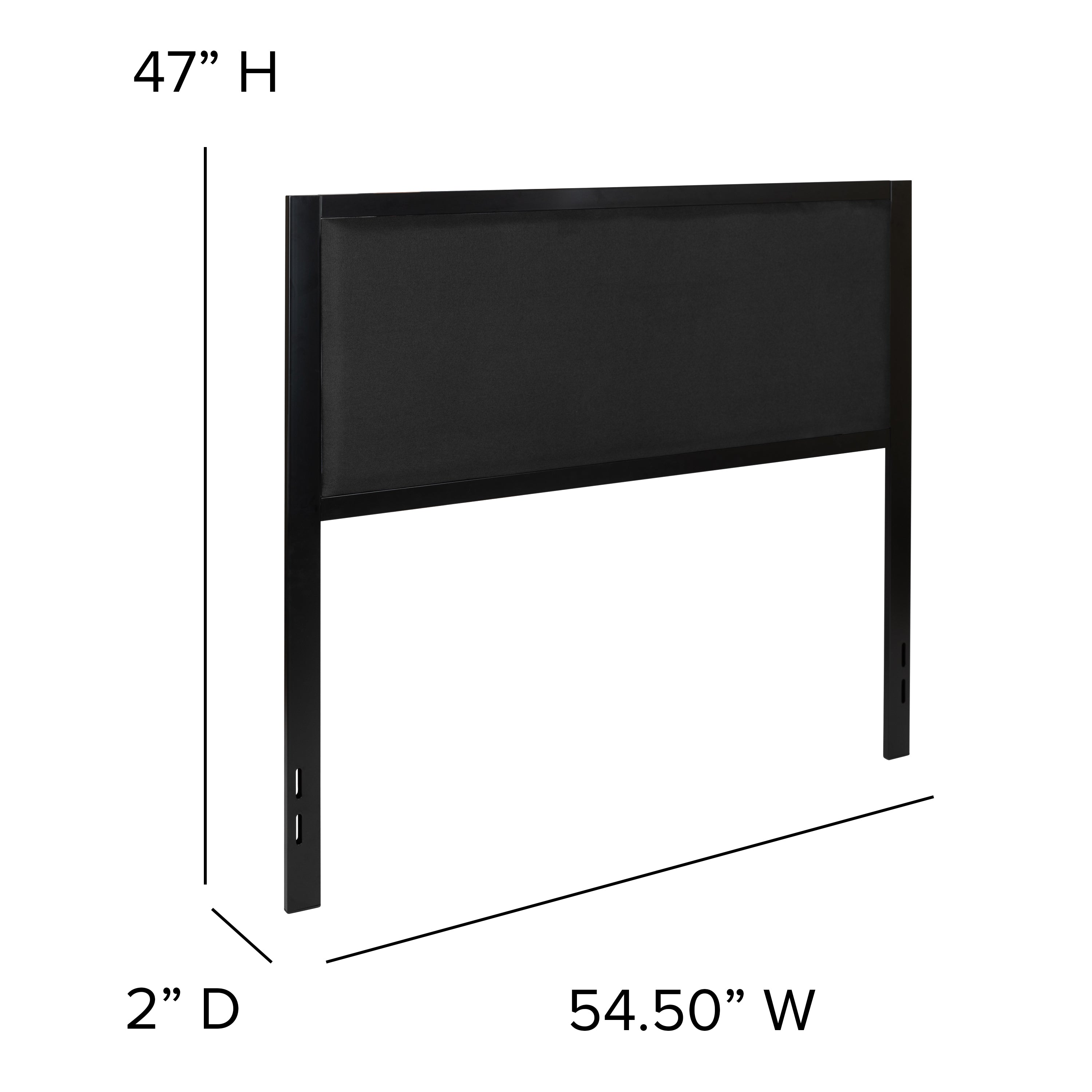 Melbourne Metal Upholstered Headboard - Modern Headboard