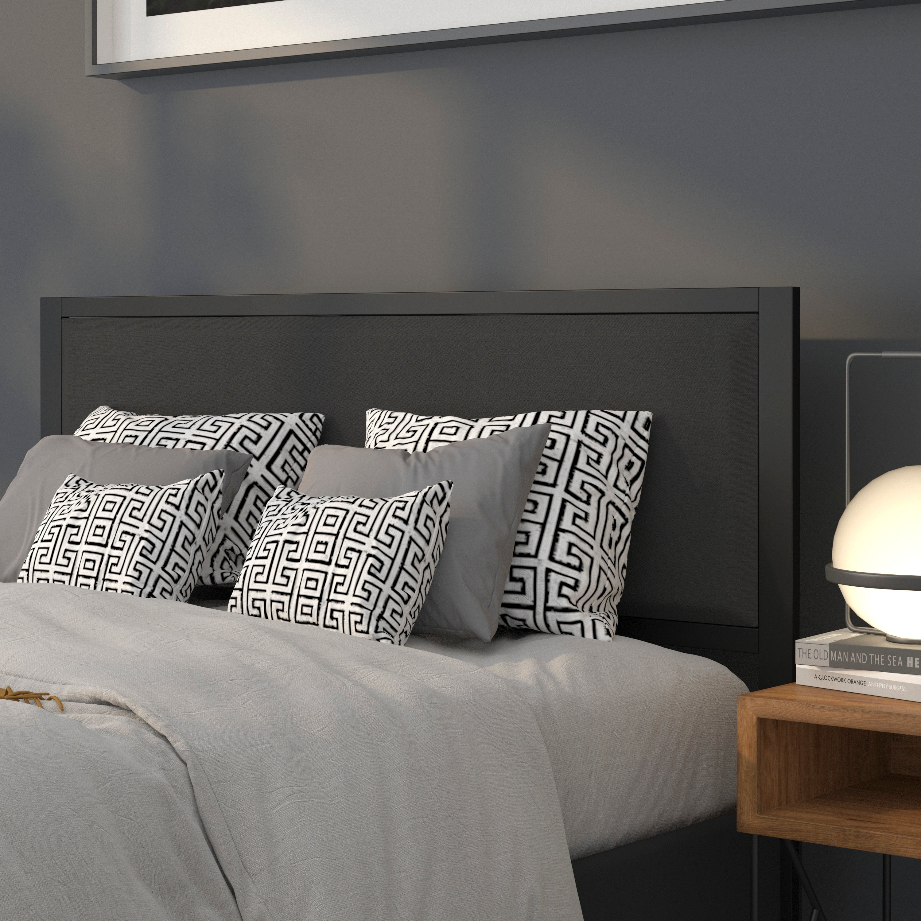 Melbourne Metal Upholstered Headboard - Modern Headboard