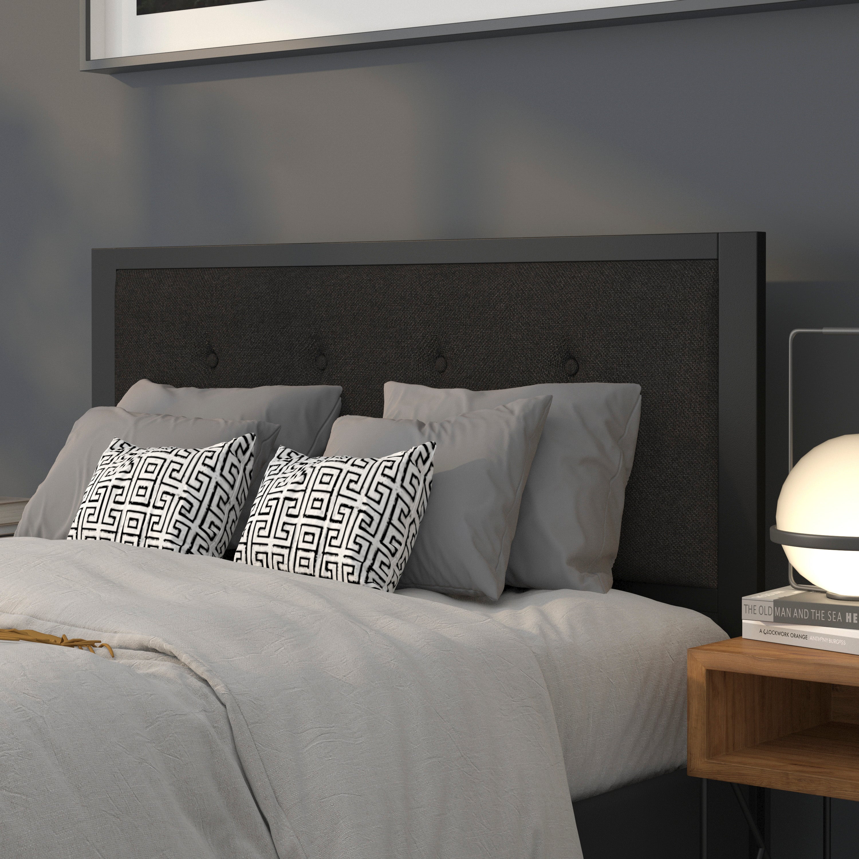 Bristol Metal Tufted Upholstered Headboard - Modern Headboard