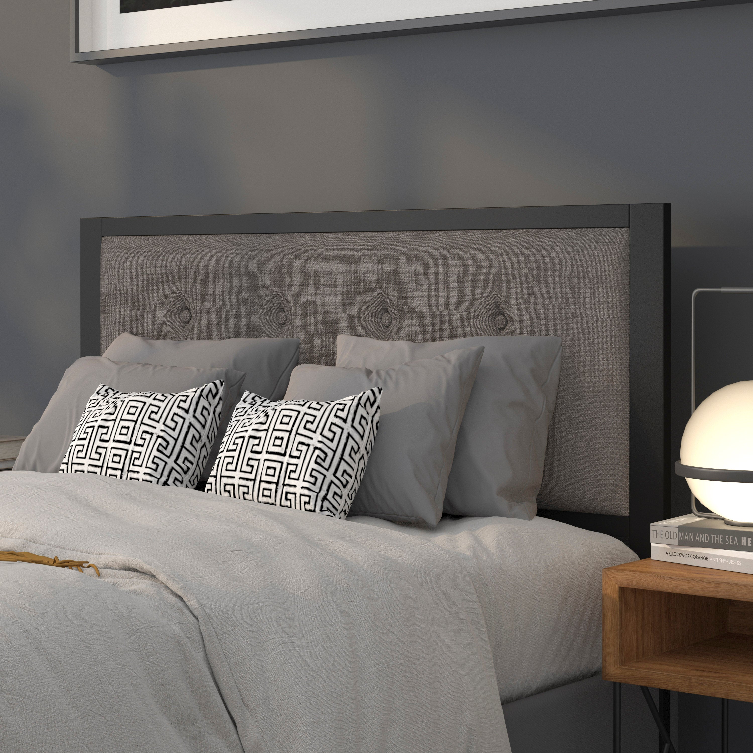 Bristol Metal Tufted Upholstered Headboard - Modern Headboard