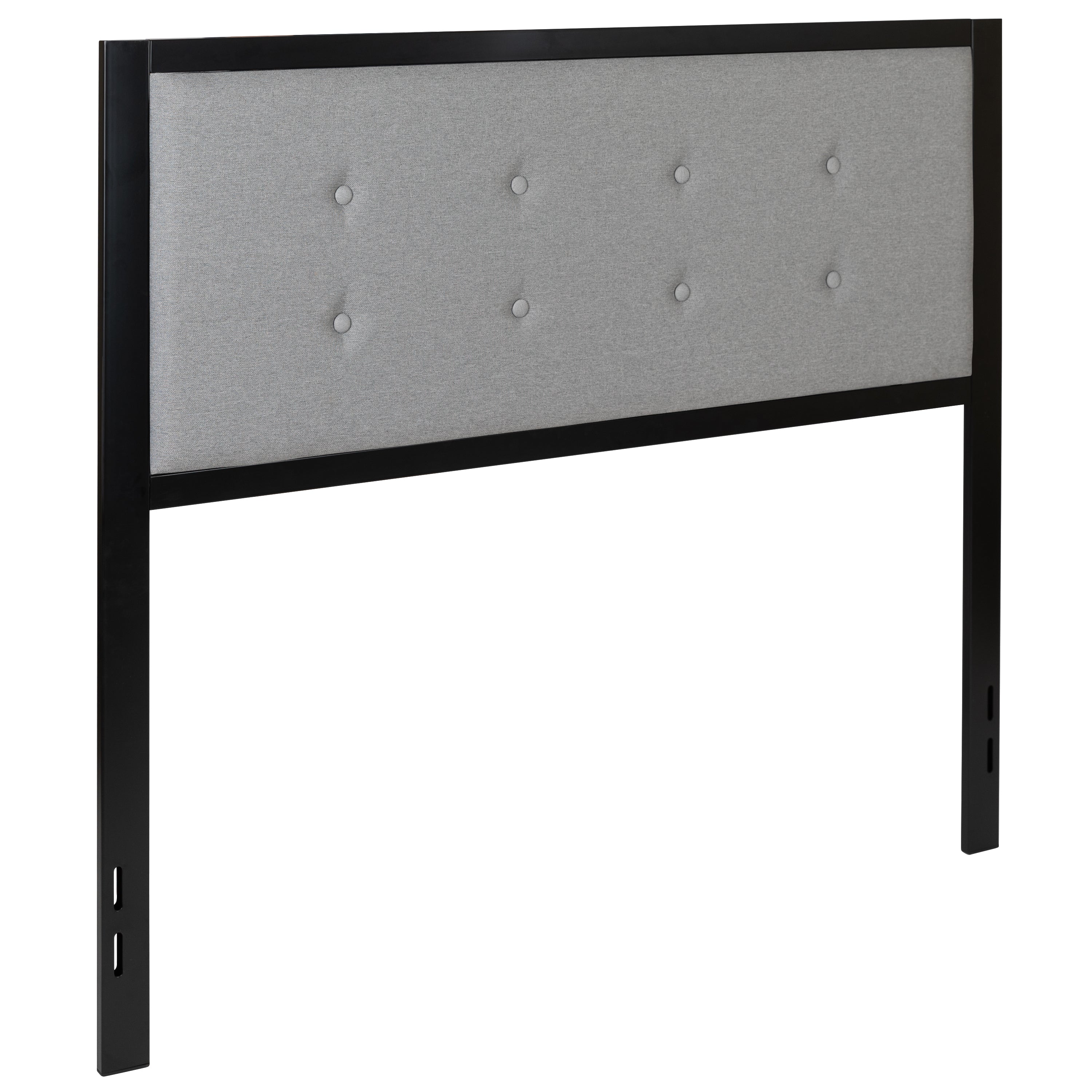 Bristol Metal Tufted Upholstered Headboard - Modern Headboard-Headboard-Flash Furniture-Wall2Wall Furnishings