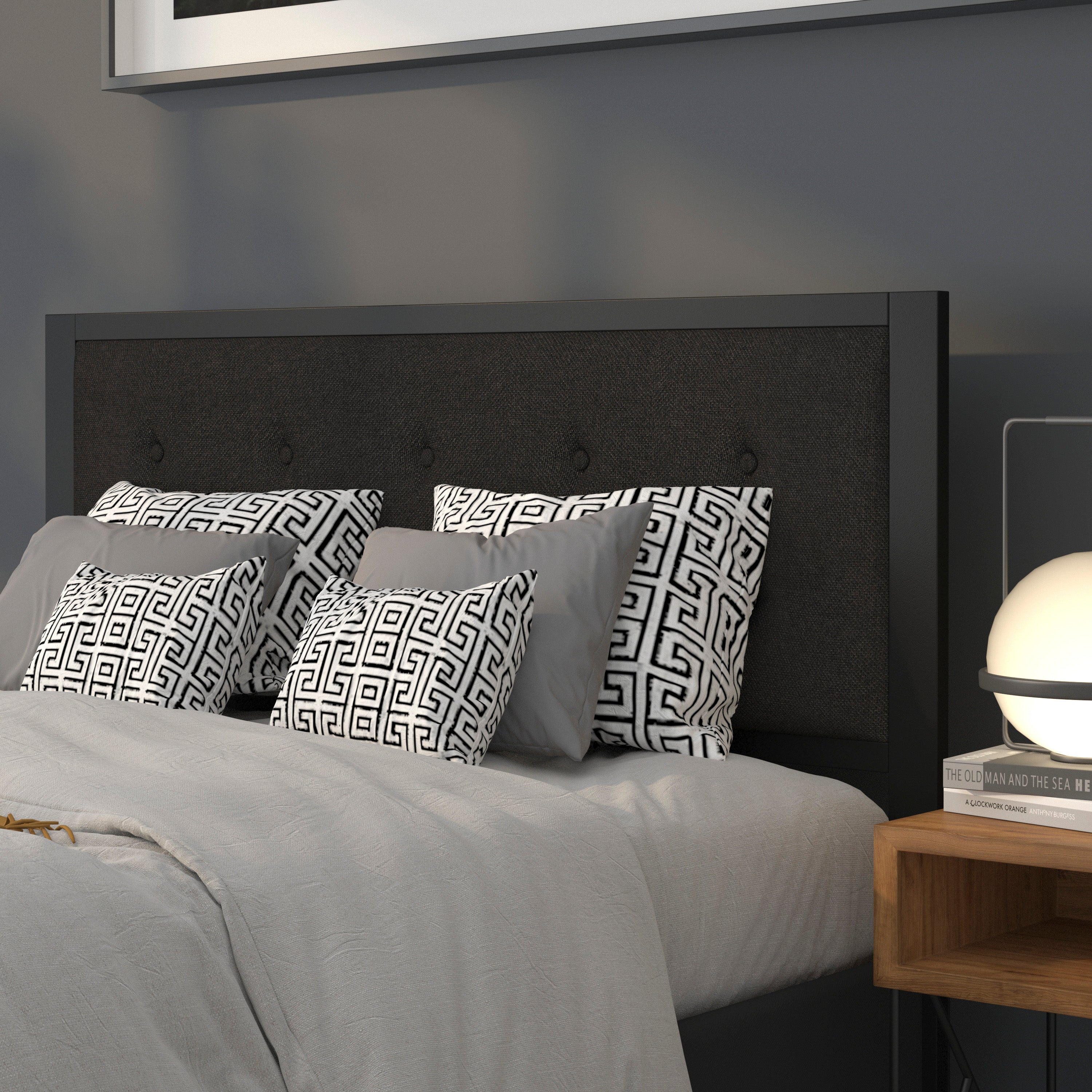 Bristol Metal Tufted Upholstered Headboard - Modern Headboard