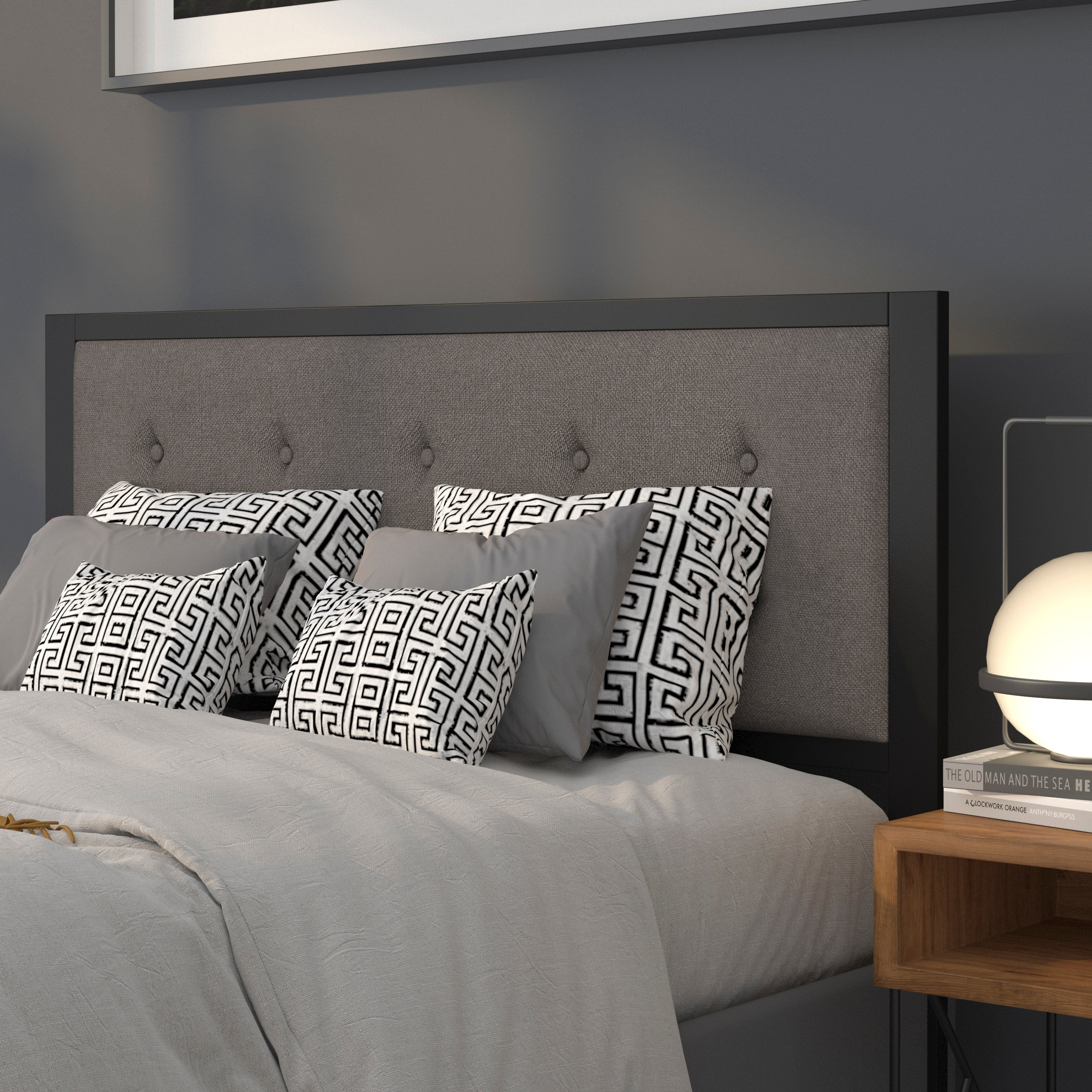 Bristol Metal Tufted Upholstered Headboard - Modern Headboard