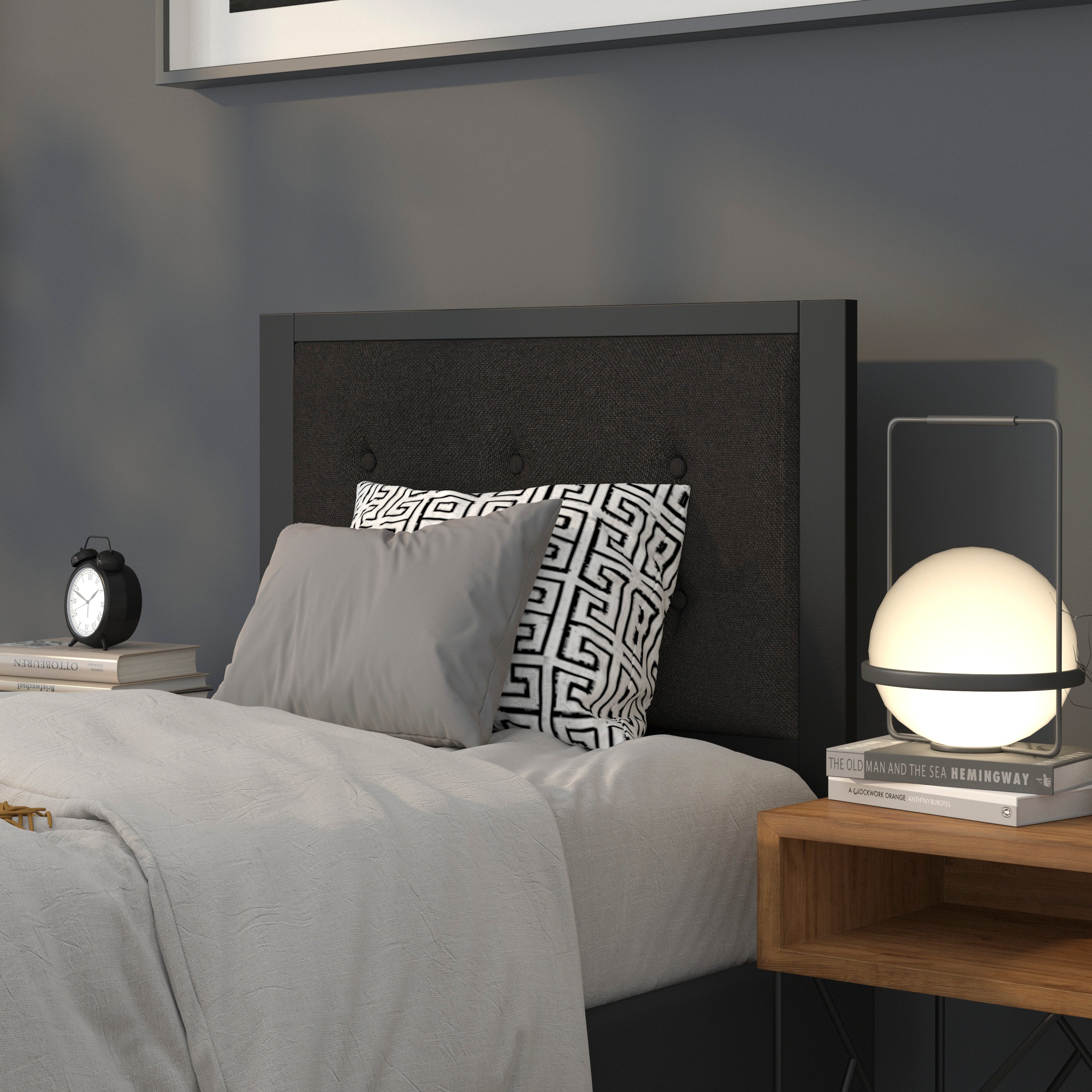 Bristol Metal Tufted Upholstered Headboard - Modern Headboard