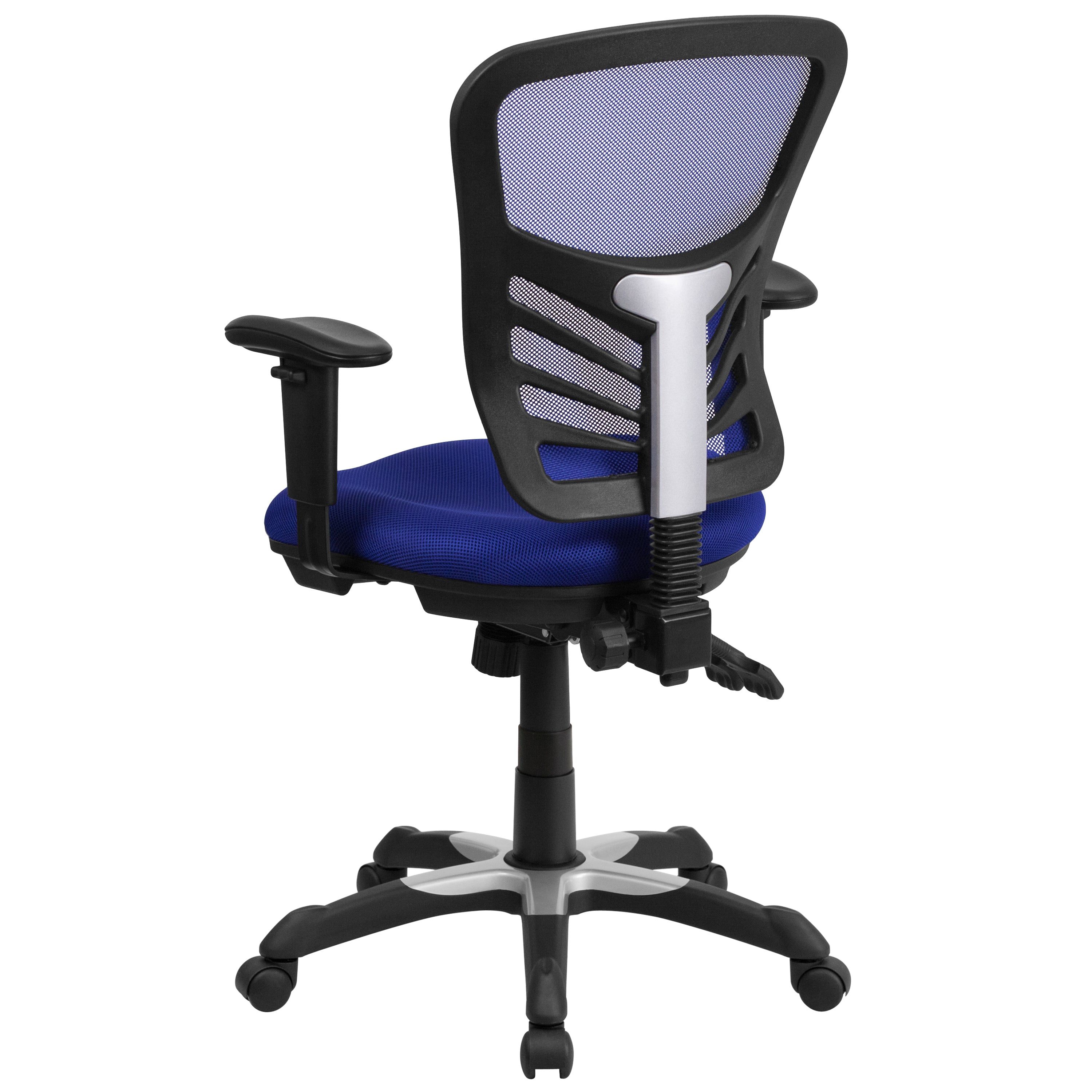 Mid-Back Mesh Multifunction Executive Swivel Ergonomic Office Chair with Adjustable Arms