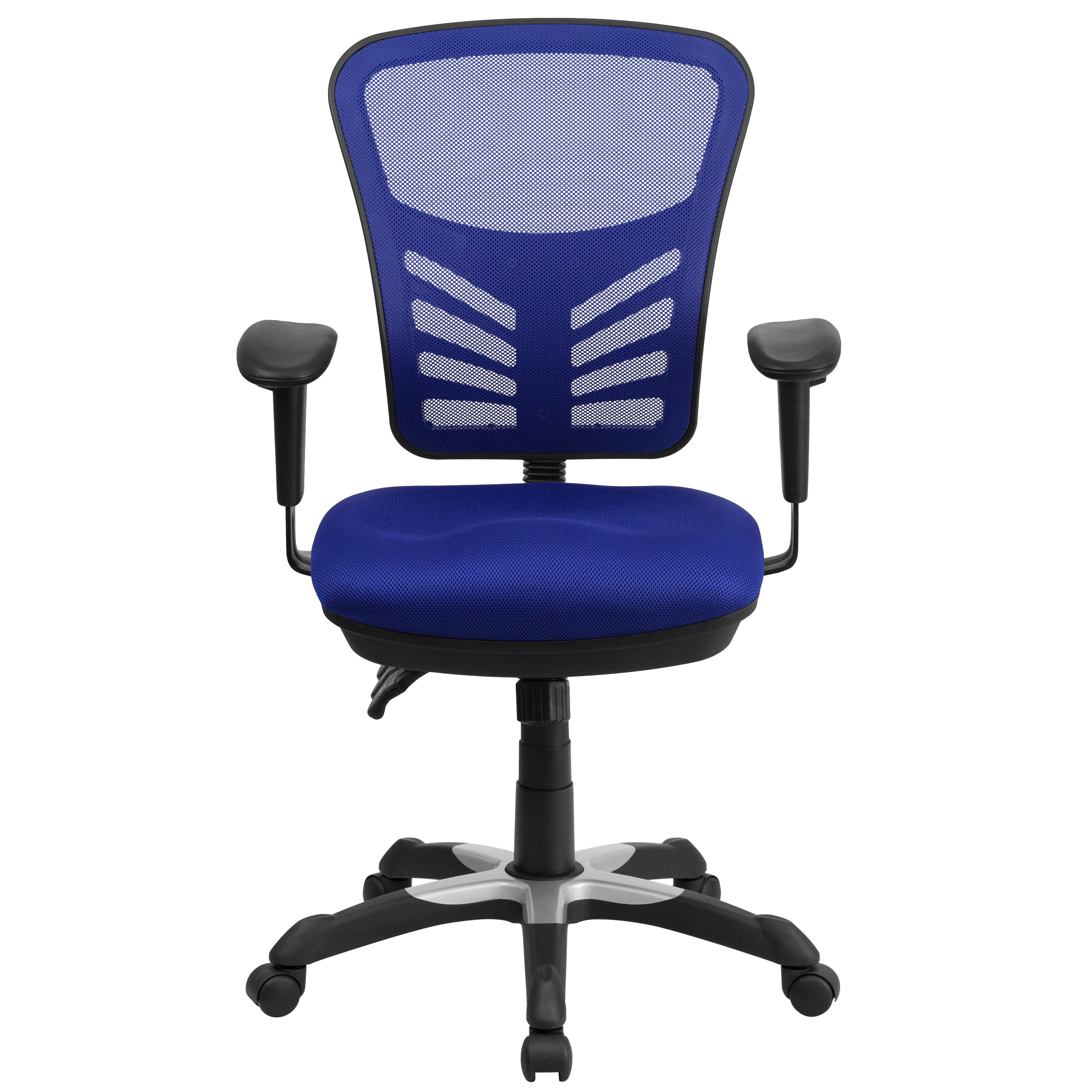 Mid-Back Mesh Multifunction Executive Swivel Ergonomic Office Chair with Adjustable Arms