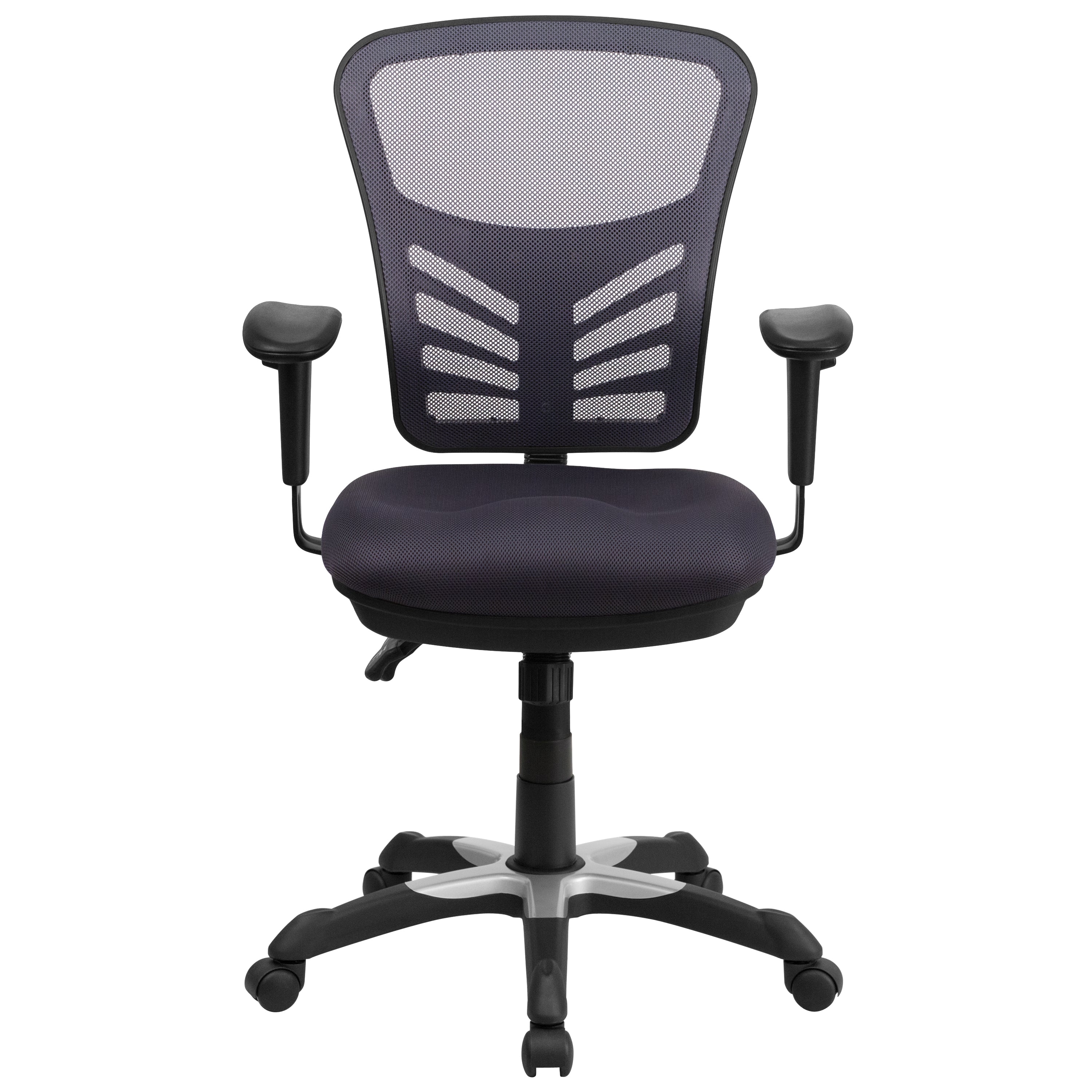 Mid-Back Mesh Multifunction Executive Swivel Ergonomic Office Chair with Adjustable Arms