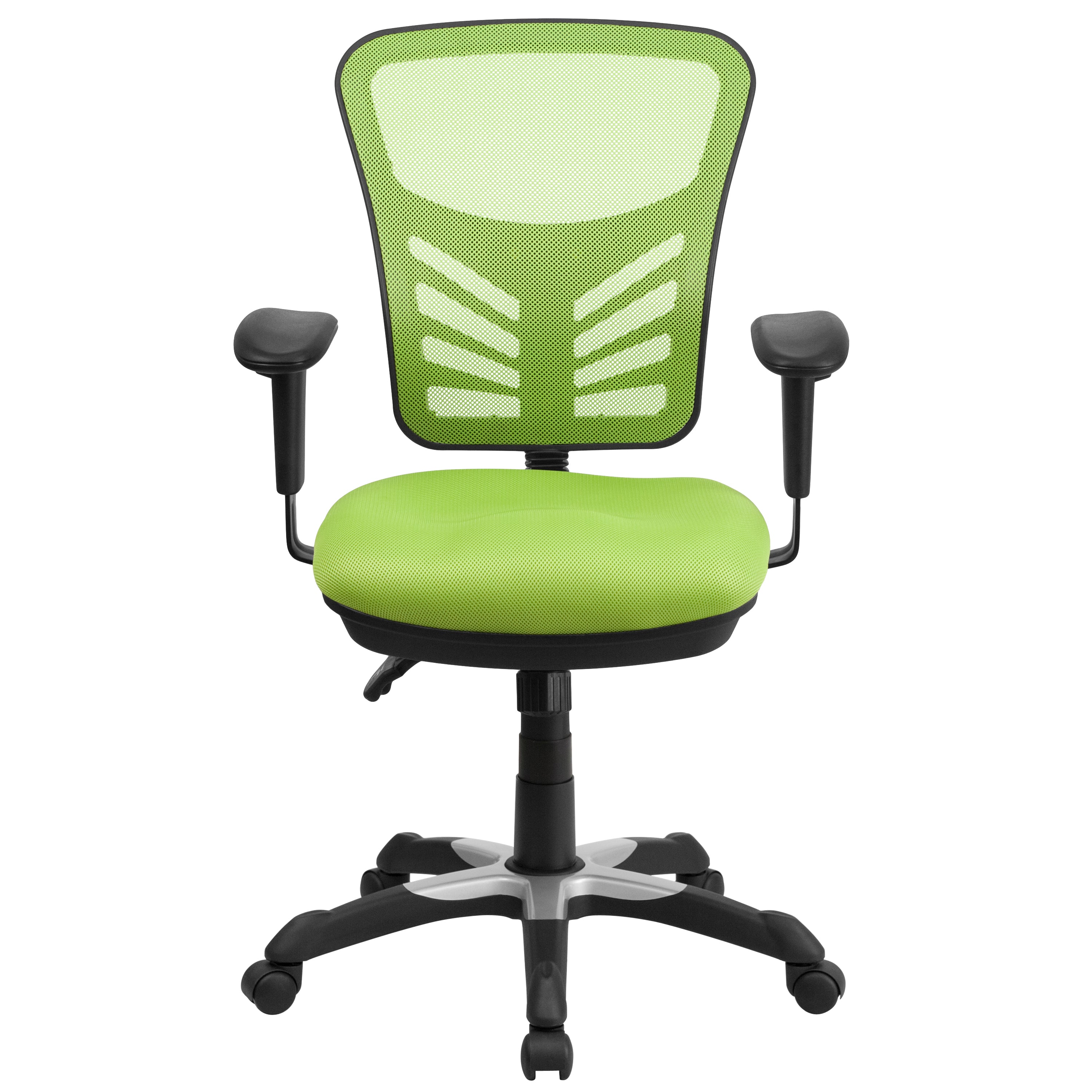 Mid-Back Mesh Multifunction Executive Swivel Ergonomic Office Chair with Adjustable Arms