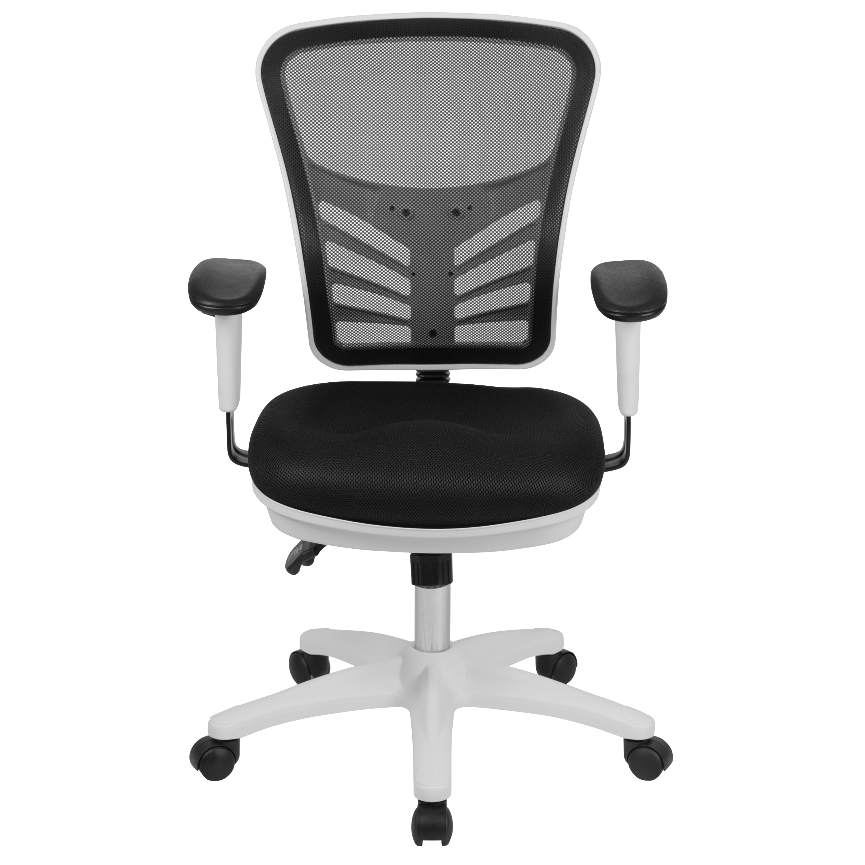 Mid-Back Mesh Multifunction Executive Swivel Ergonomic Office Chair with Adjustable Arms