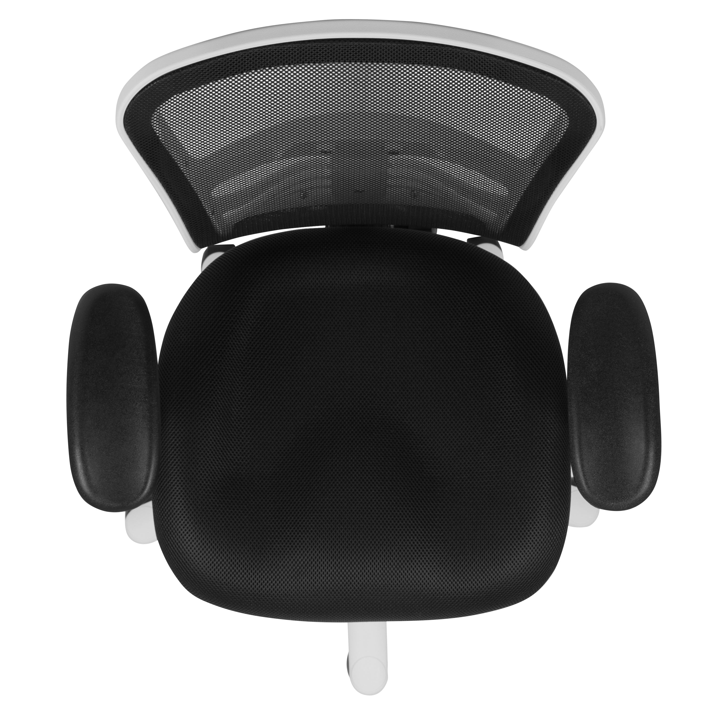 Mid-Back Mesh Multifunction Executive Swivel Ergonomic Office Chair with Adjustable Arms