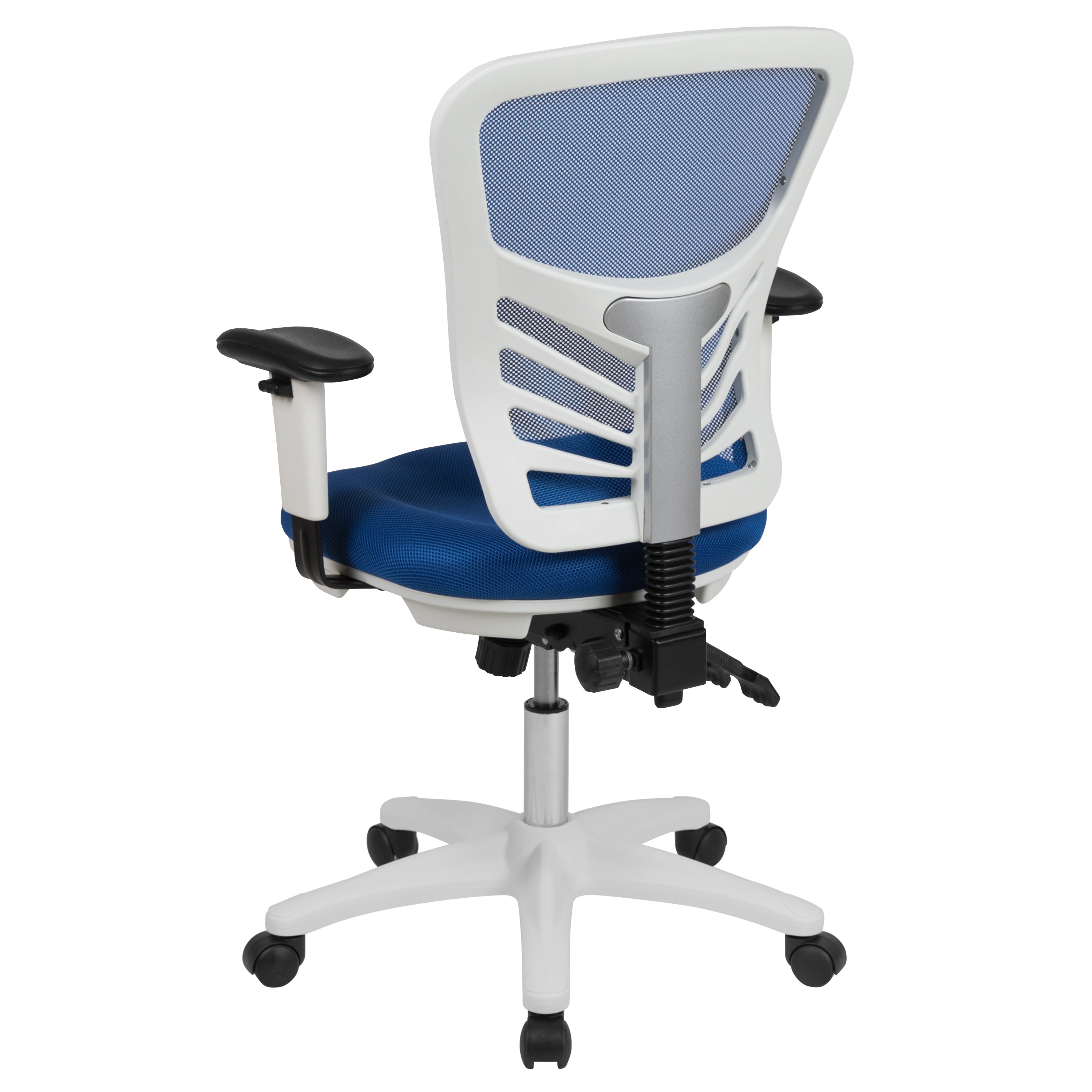 Mid-Back Mesh Multifunction Executive Swivel Ergonomic Office Chair with Adjustable Arms