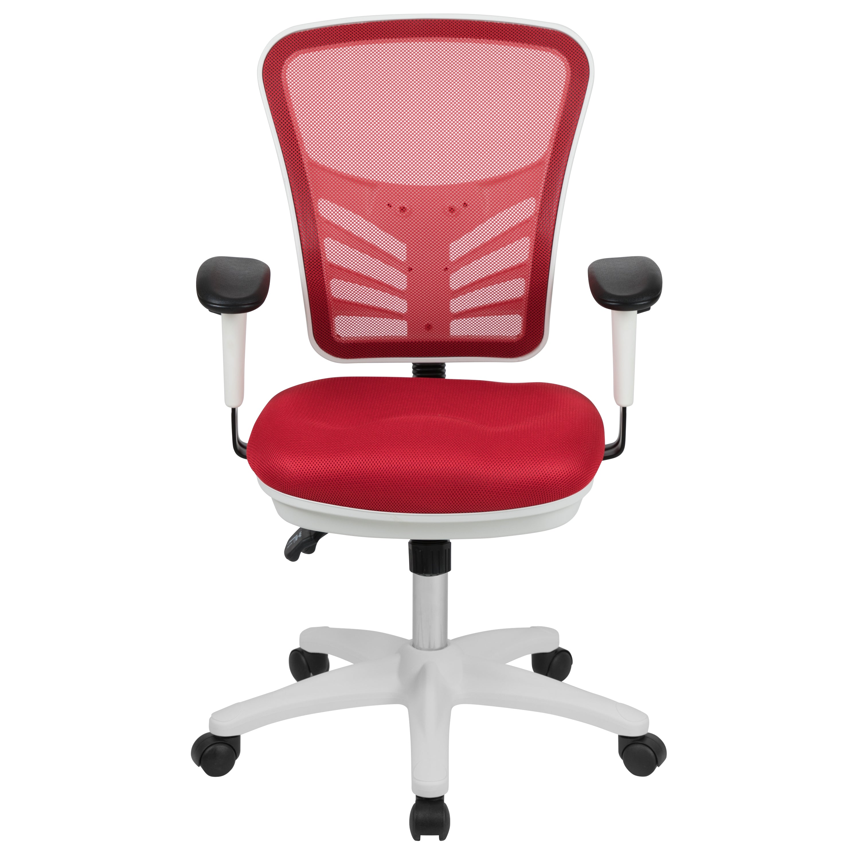 Mid-Back Mesh Multifunction Executive Swivel Ergonomic Office Chair with Adjustable Arms