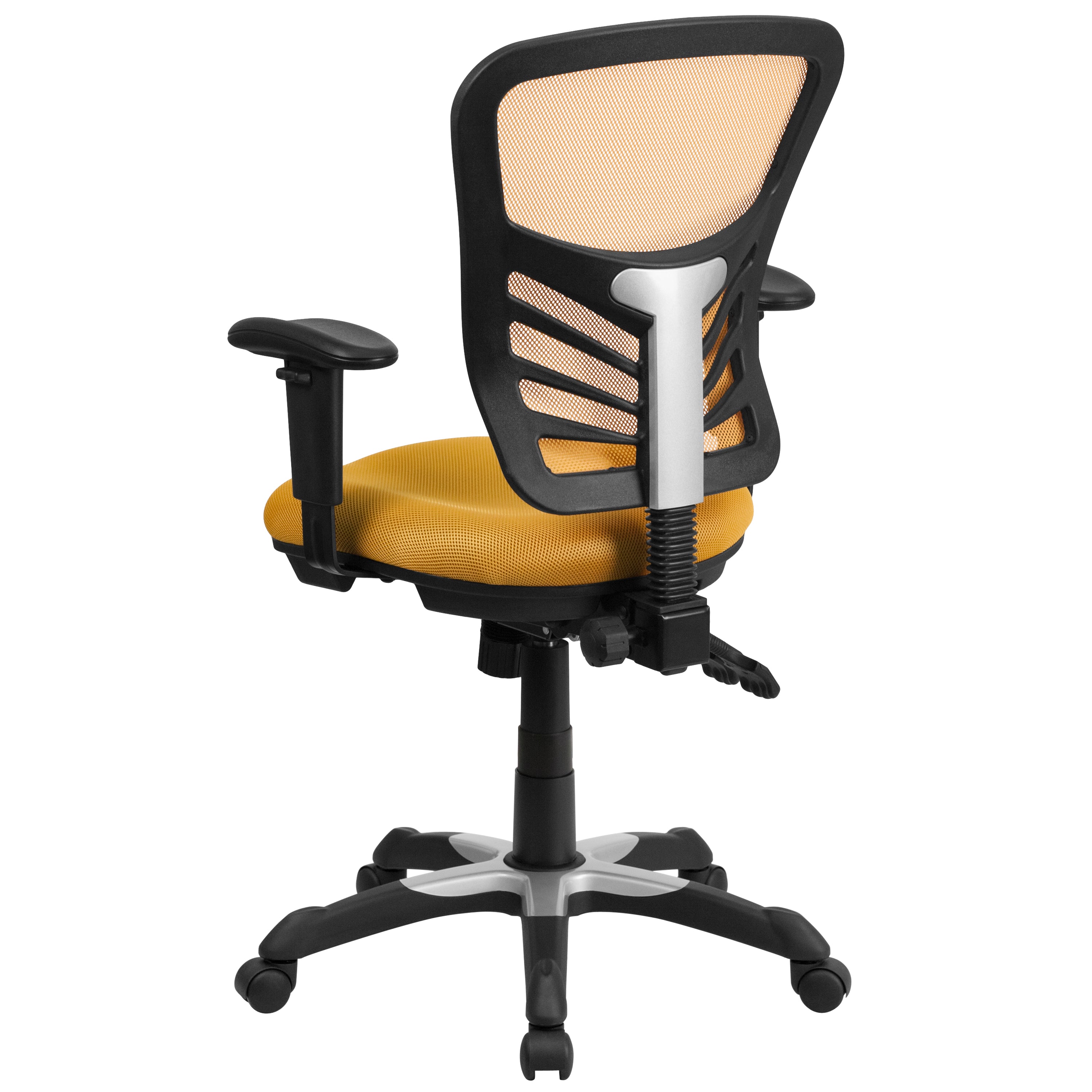 Mid-Back Mesh Multifunction Executive Swivel Ergonomic Office Chair with Adjustable Arms