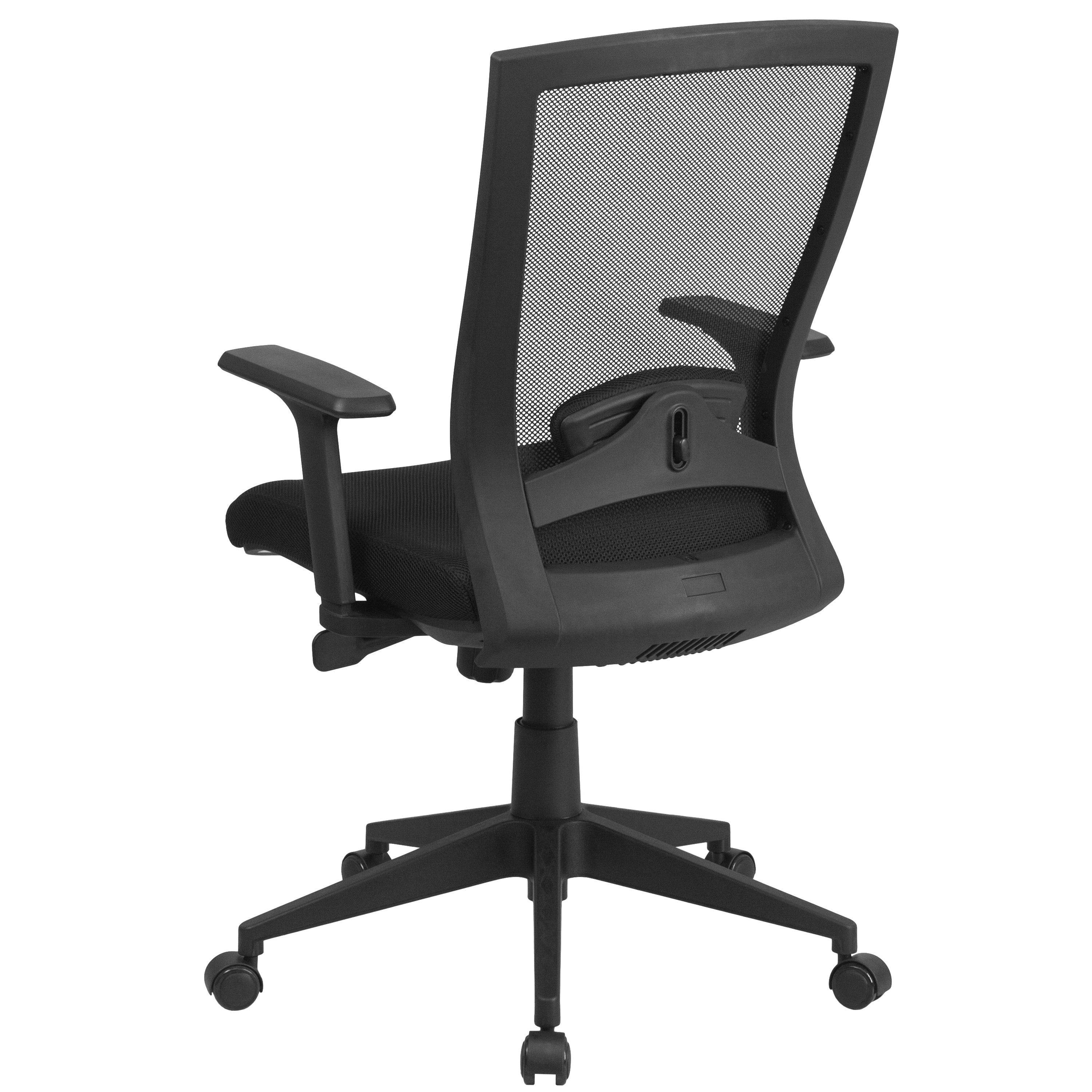 Mid-Back Mesh Executive Swivel Ergonomic Office Chair with Back Angle Adjustment and Adjustable Arms