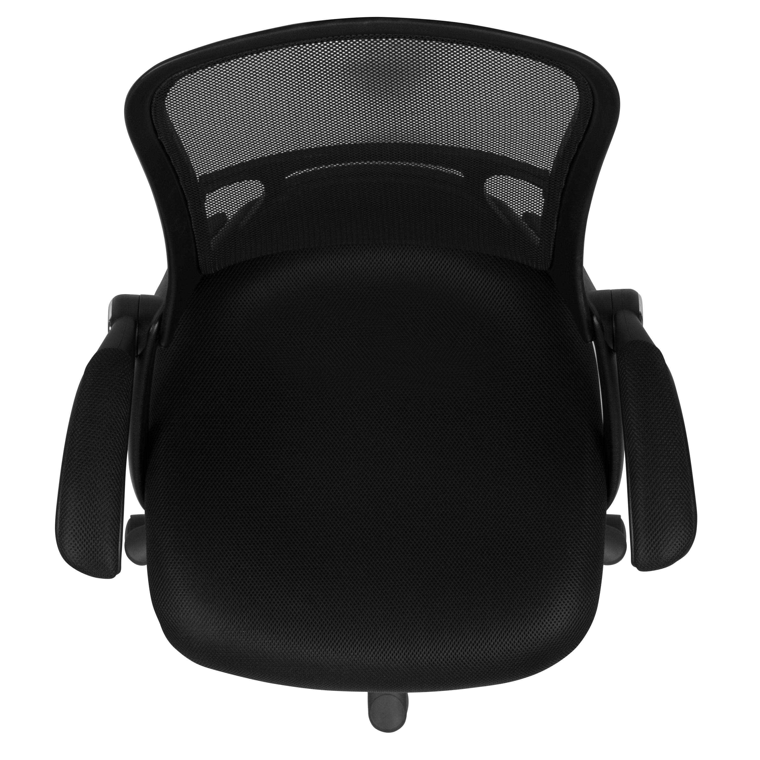 High Back Mesh Ergonomic Swivel Office Chair with Flip-up Arms