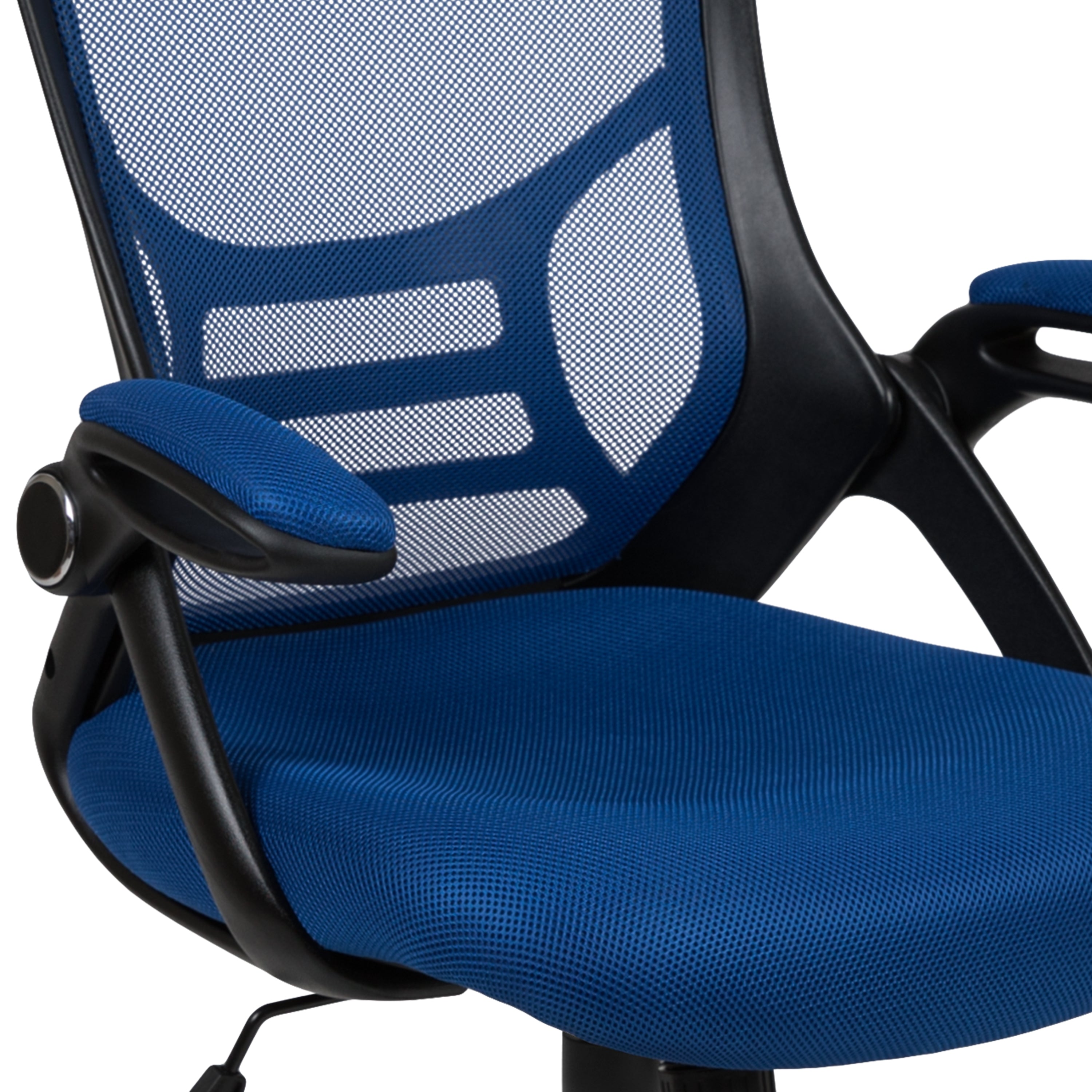 High Back Mesh Ergonomic Swivel Office Chair with Flip-up Arms