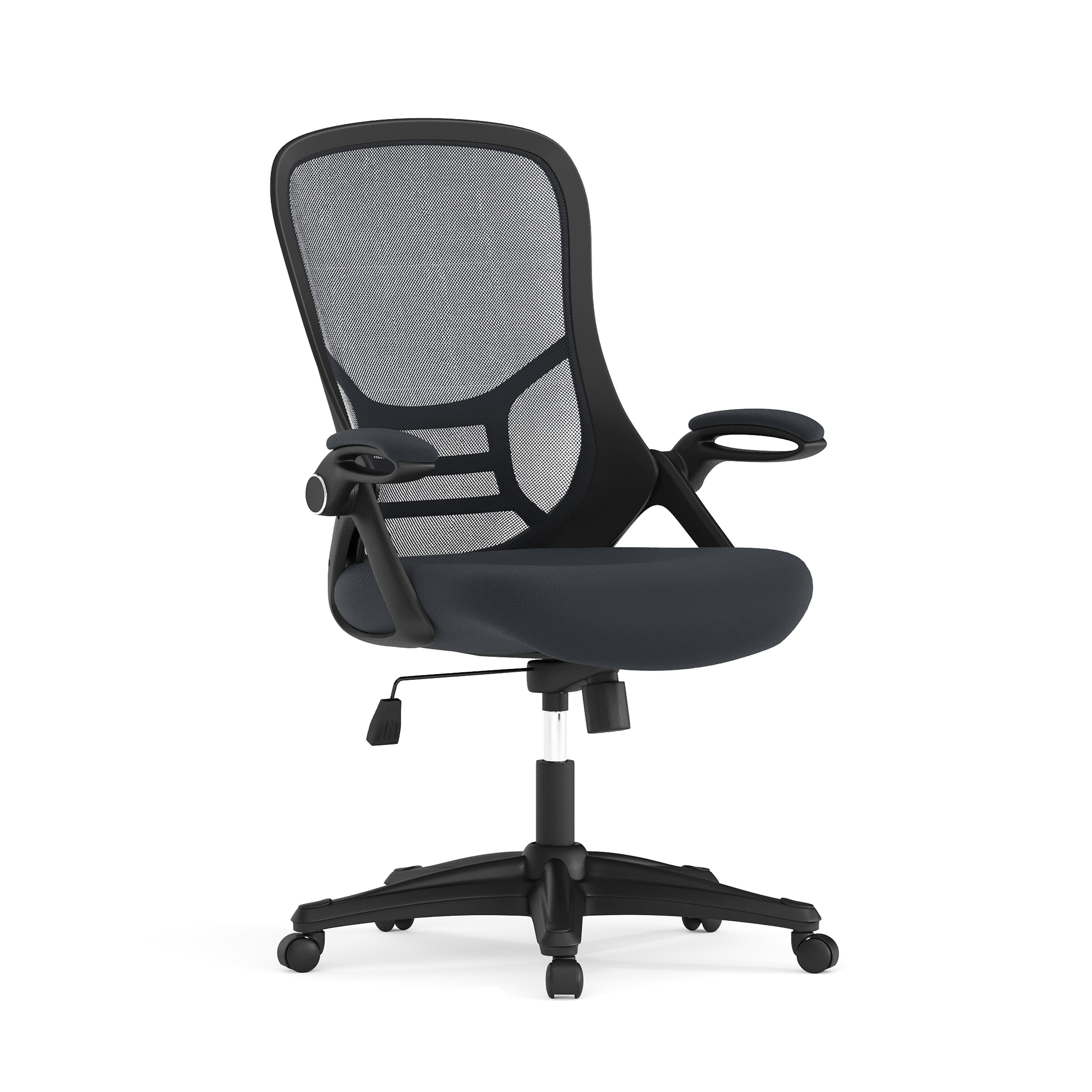 High Back Mesh Ergonomic Swivel Office Chair with Flip-up Arms