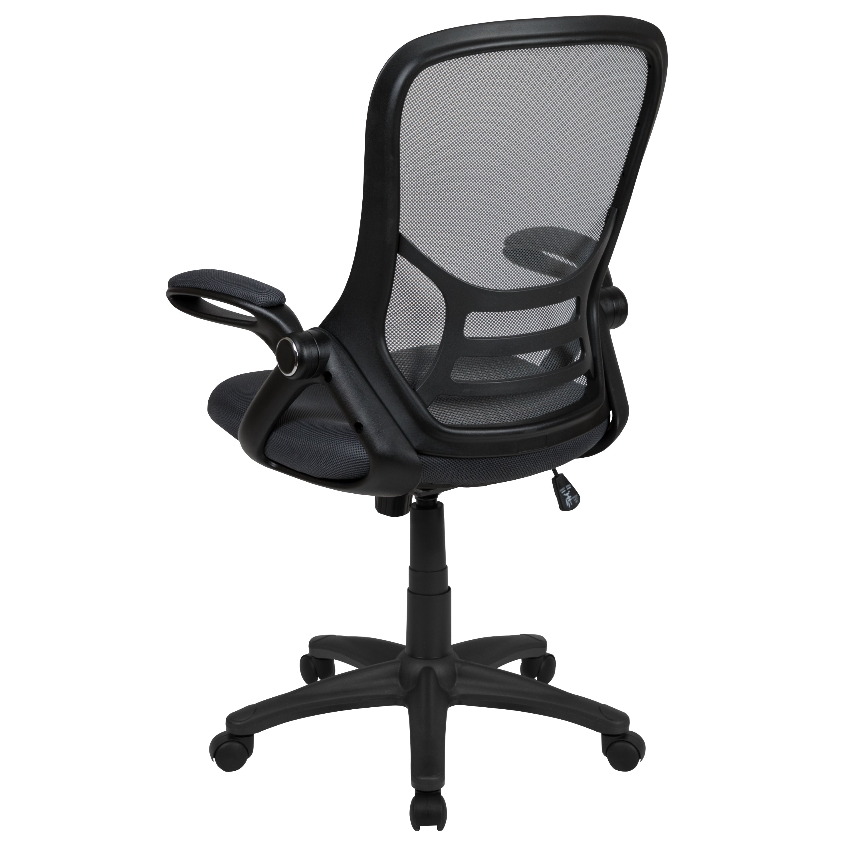 High Back Mesh Ergonomic Swivel Office Chair with Flip-up Arms