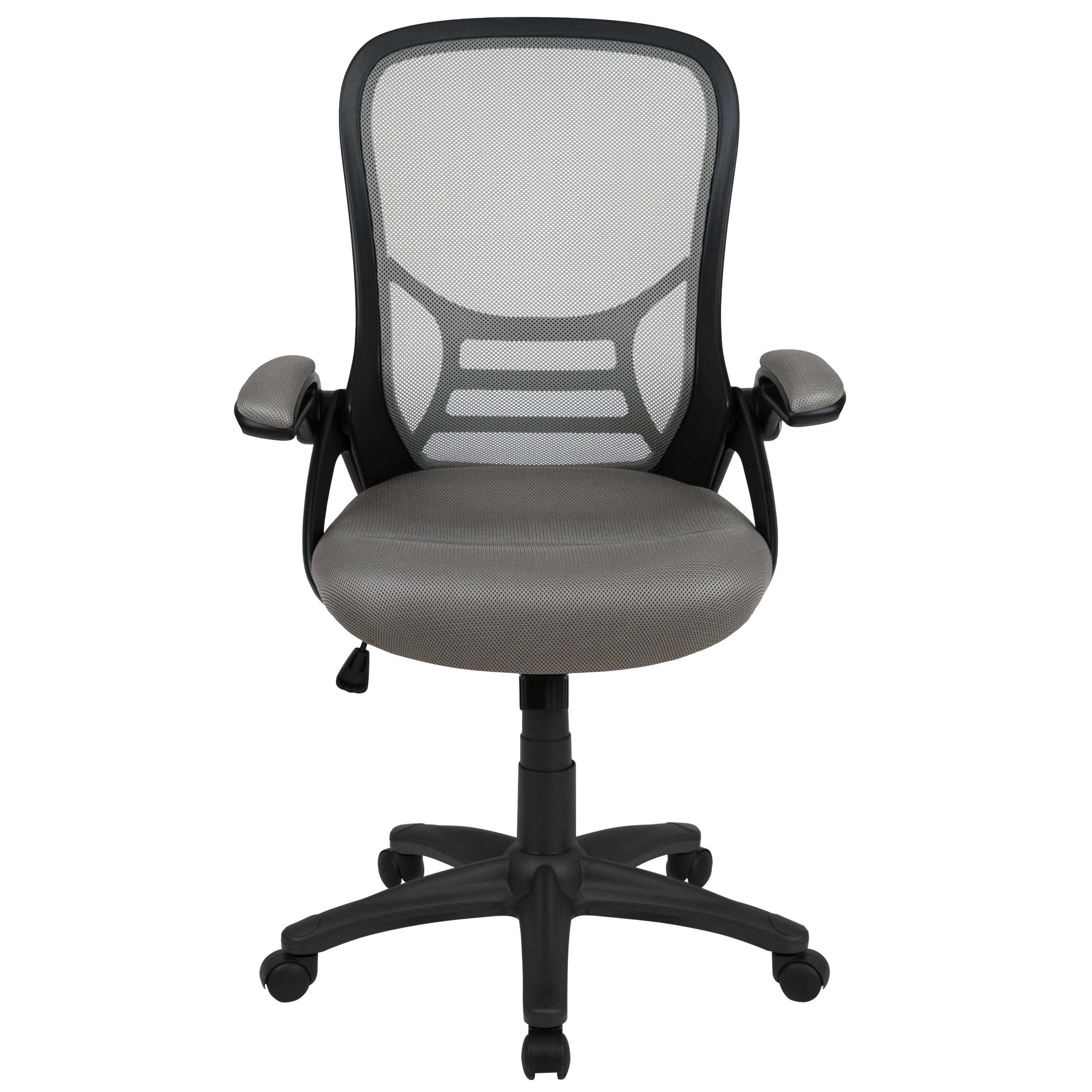 High Back Mesh Ergonomic Swivel Office Chair with Flip-up Arms