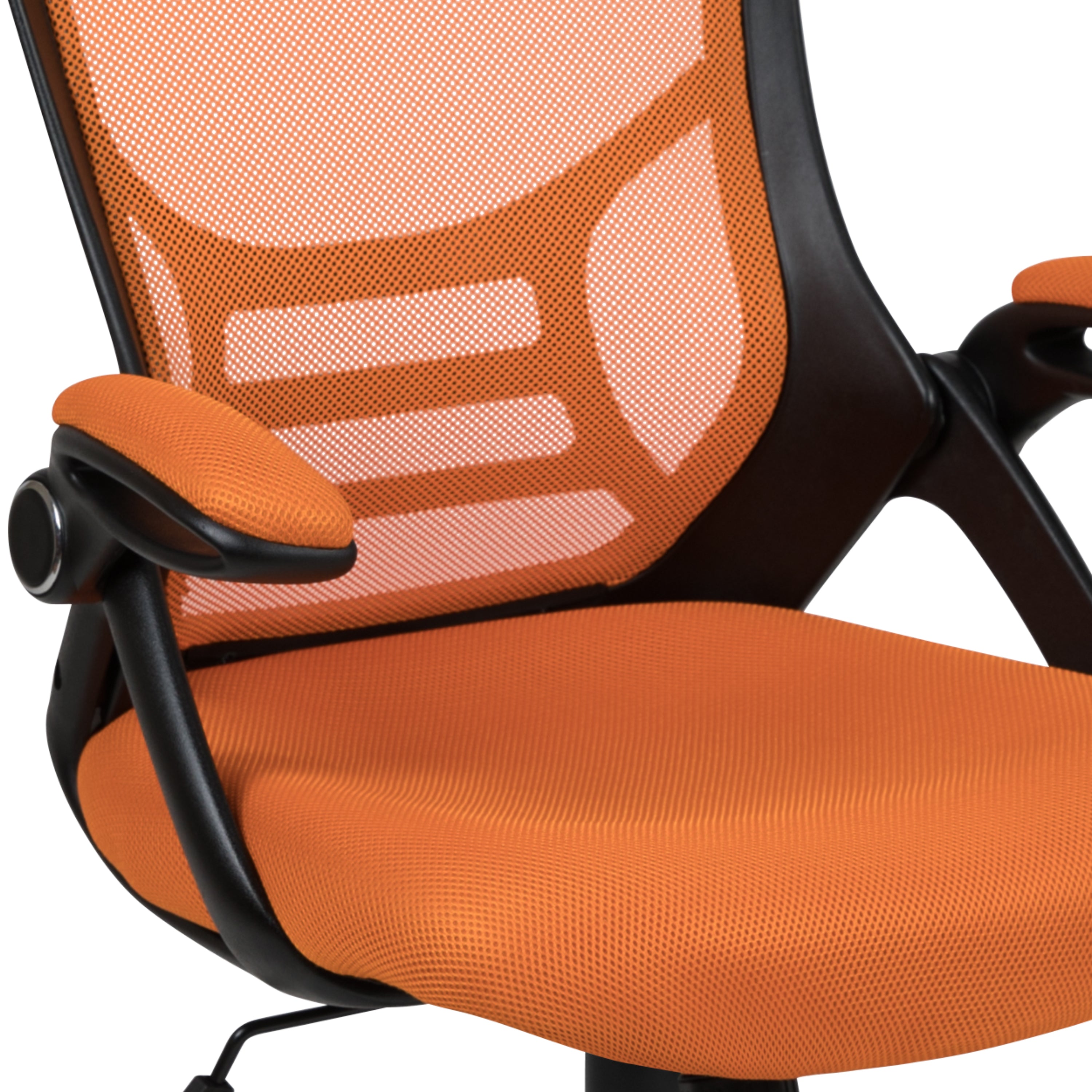 High Back Mesh Ergonomic Swivel Office Chair with Flip-up Arms