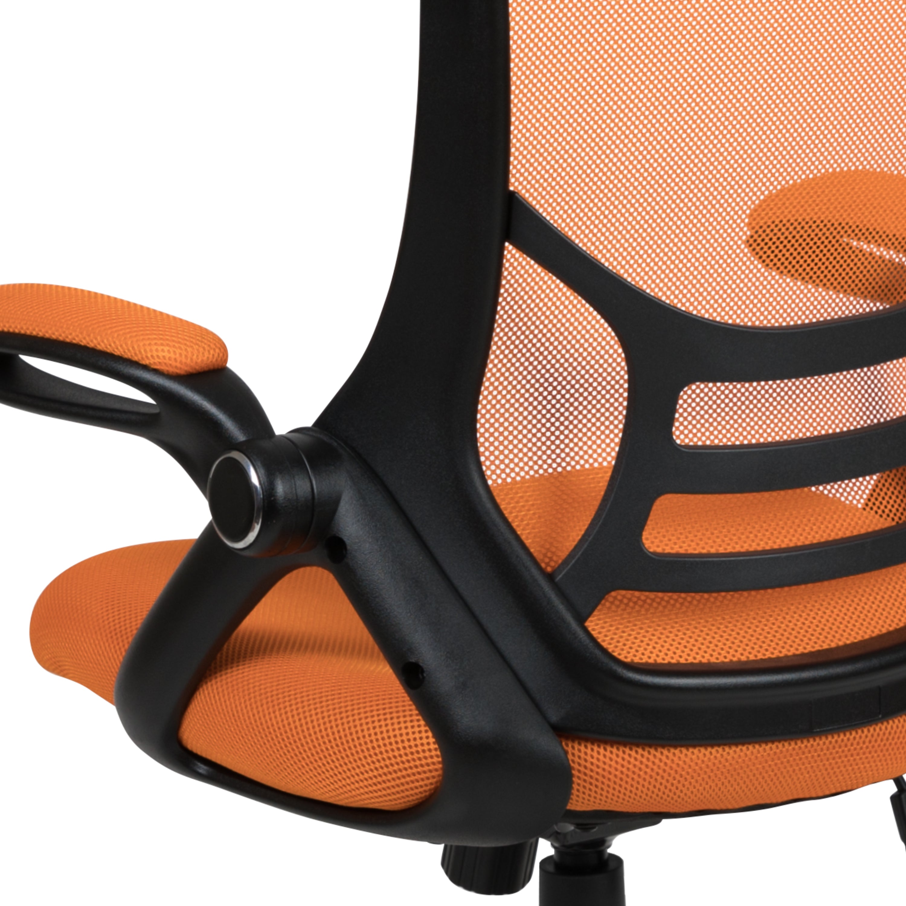 High Back Mesh Ergonomic Swivel Office Chair with Flip-up Arms