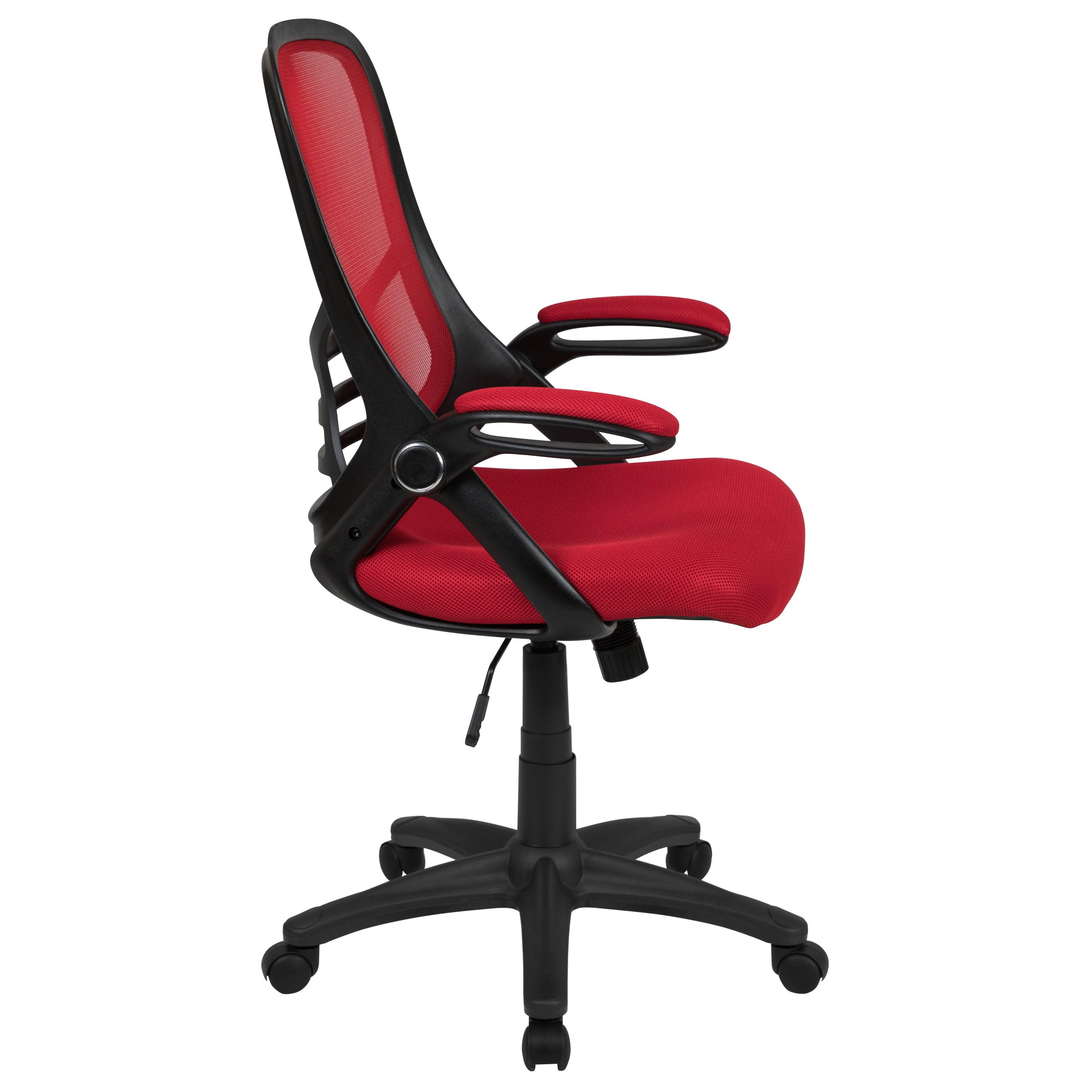 High Back Mesh Ergonomic Swivel Office Chair with Flip-up Arms