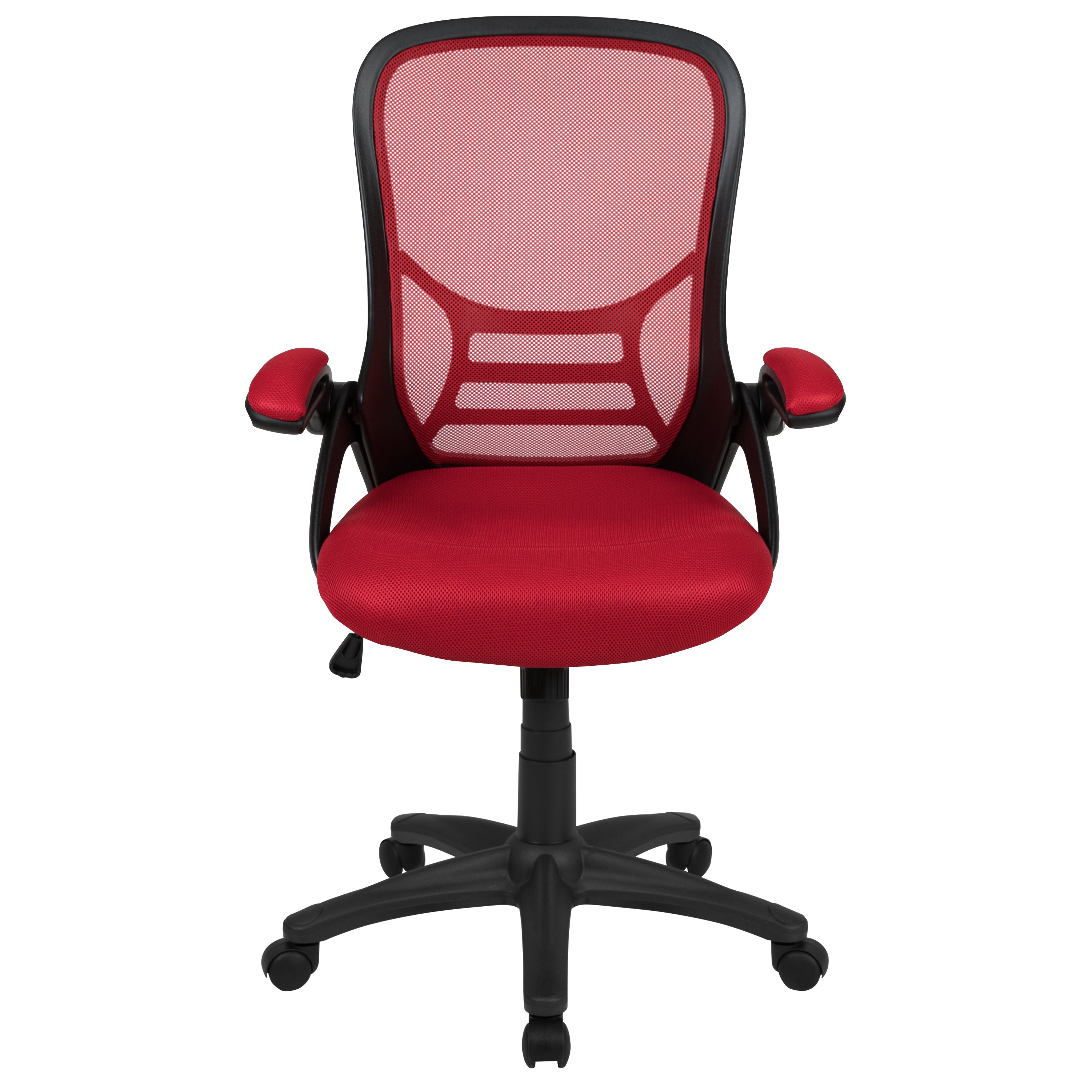 High Back Mesh Ergonomic Swivel Office Chair with Flip-up Arms