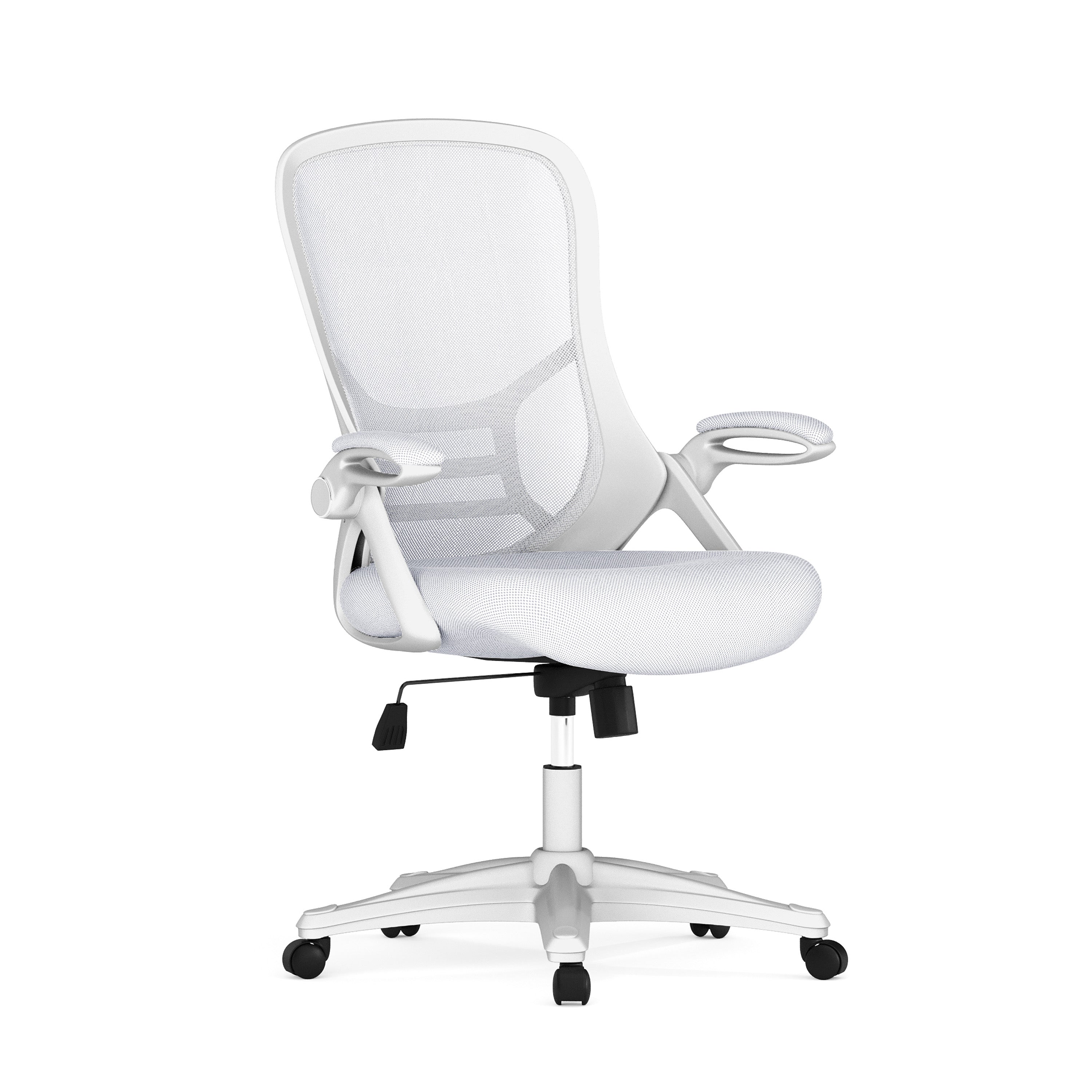 High Back Mesh Ergonomic Swivel Office Chair with Flip-up Arms