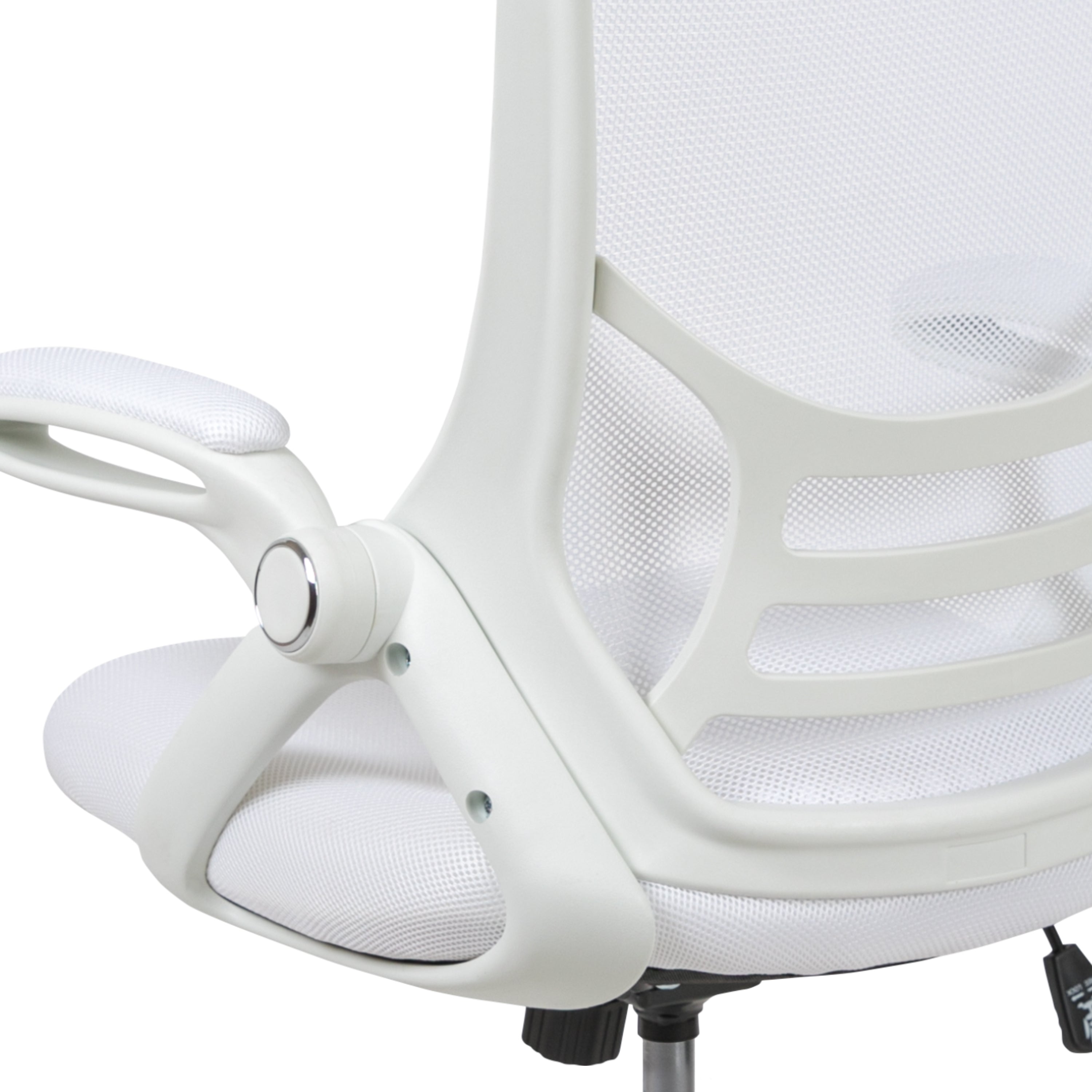 High Back Mesh Ergonomic Swivel Office Chair with Flip-up Arms