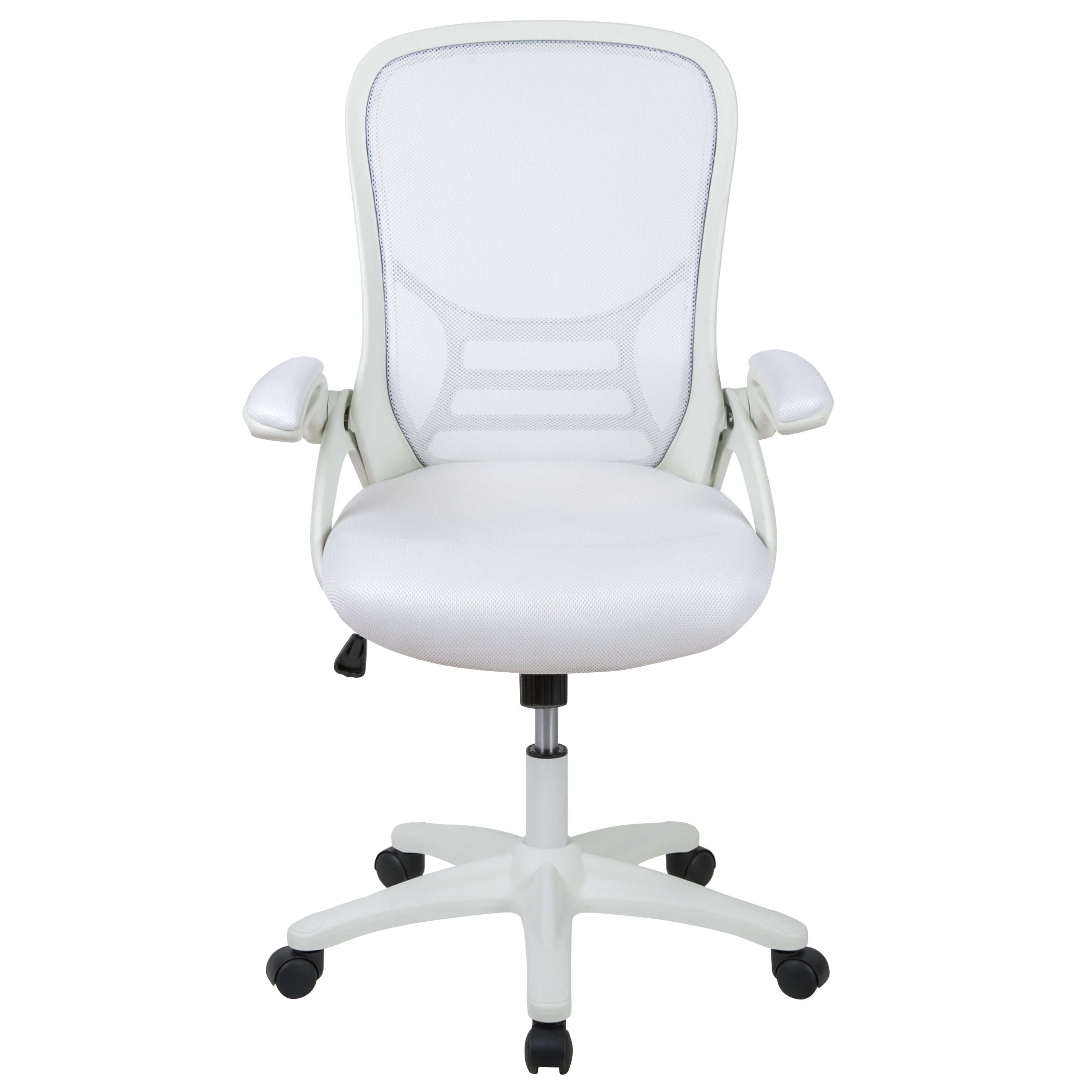 High Back Mesh Ergonomic Swivel Office Chair with Flip-up Arms