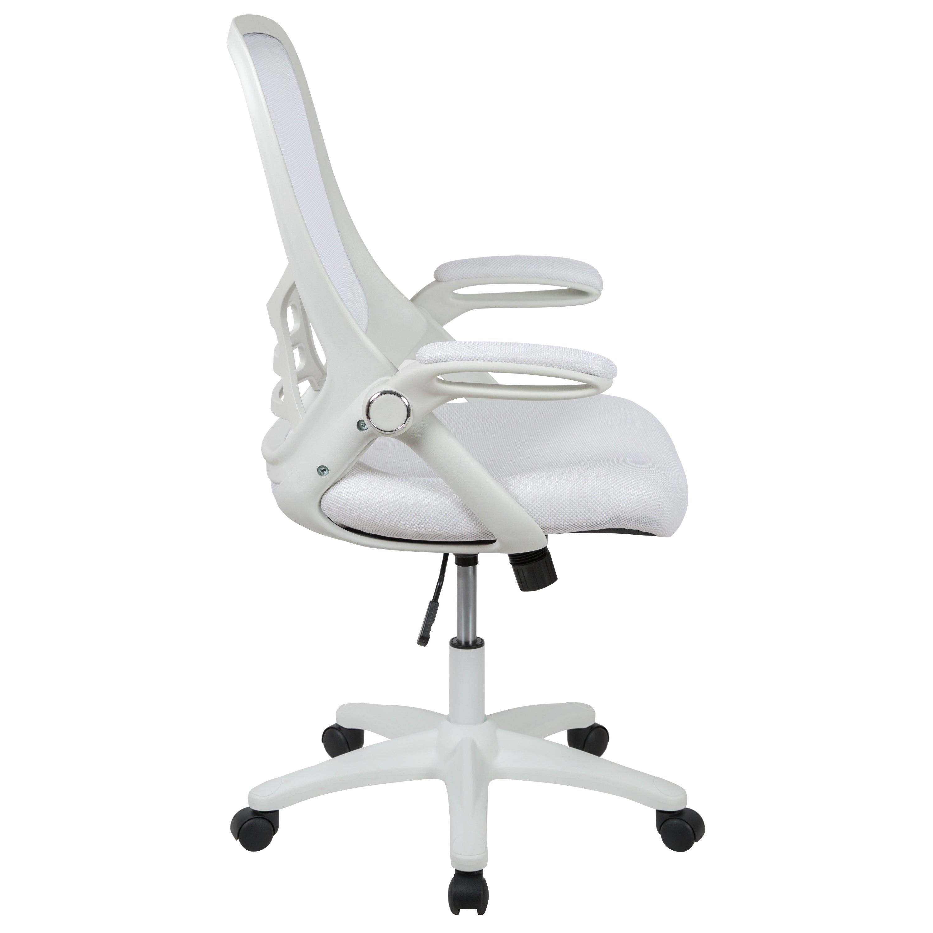 High Back Mesh Ergonomic Swivel Office Chair with Flip-up Arms