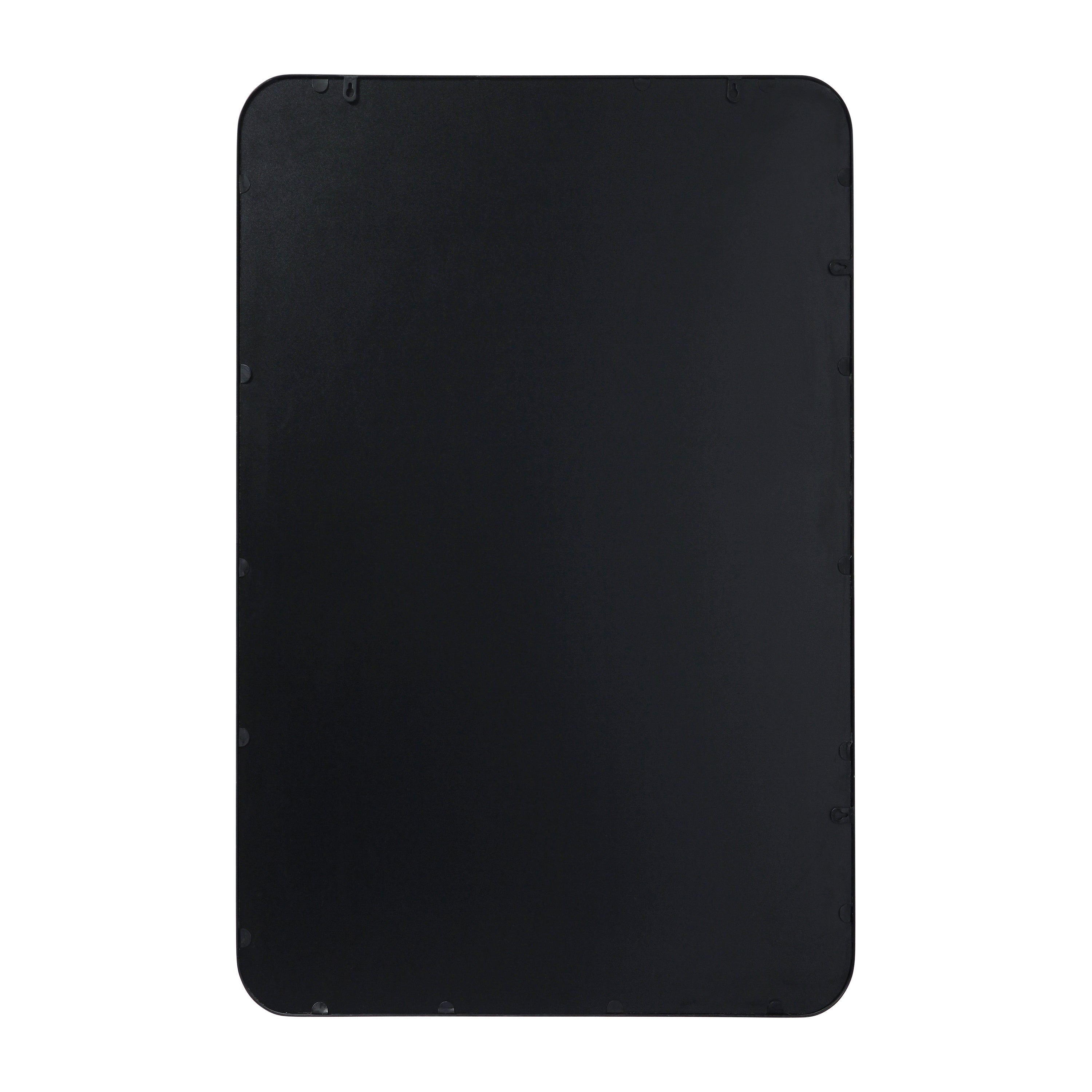 Jada Decorative Wall Mirror - Rounded Corners, Bathroom & Living Room Glass Mirror Hangs Horizontal Or Vertical