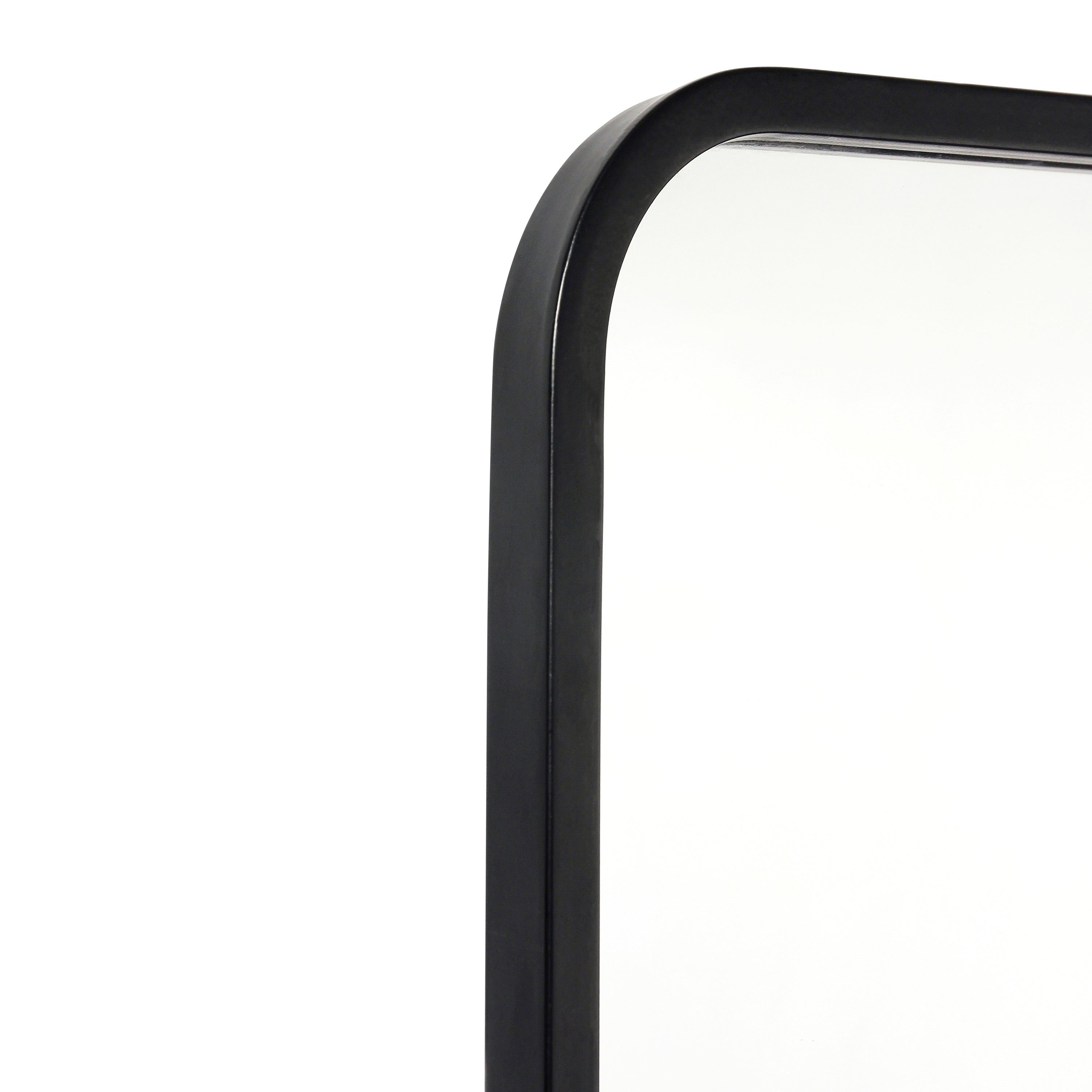 Jada Decorative Wall Mirror - Rounded Corners, Bathroom & Living Room Glass Mirror Hangs Horizontal Or Vertical
