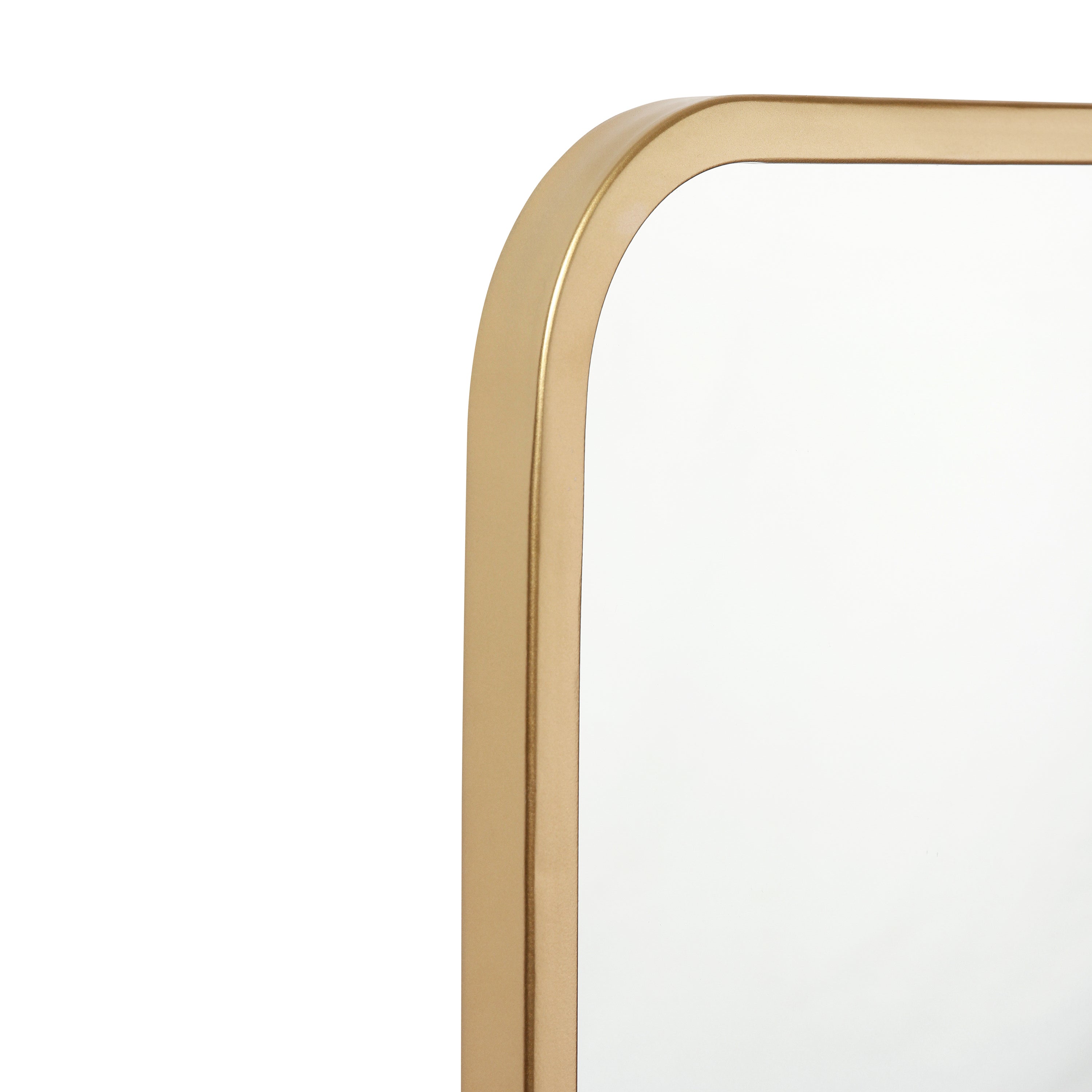 Jada Decorative Wall Mirror - Rounded Corners, Bathroom & Living Room Glass Mirror Hangs Horizontal Or Vertical