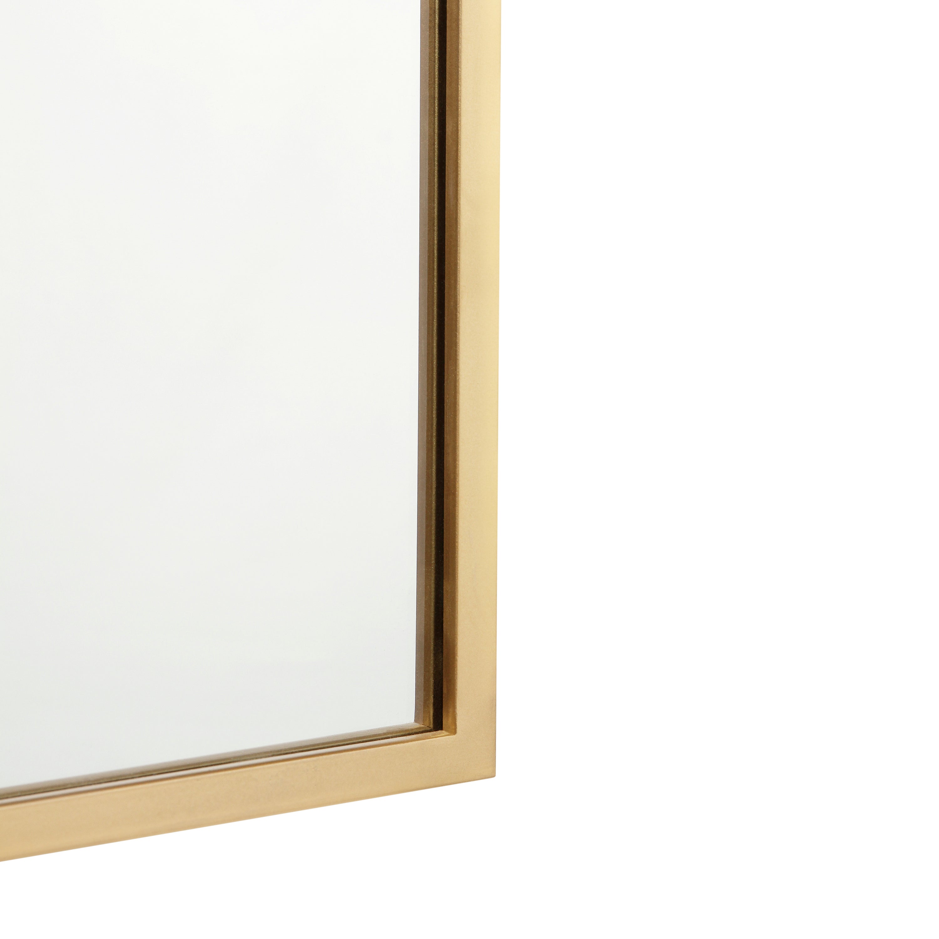 Mila Arched Metal Framed Wall Mirror for Hallways, Entryways, Dining and Living Rooms