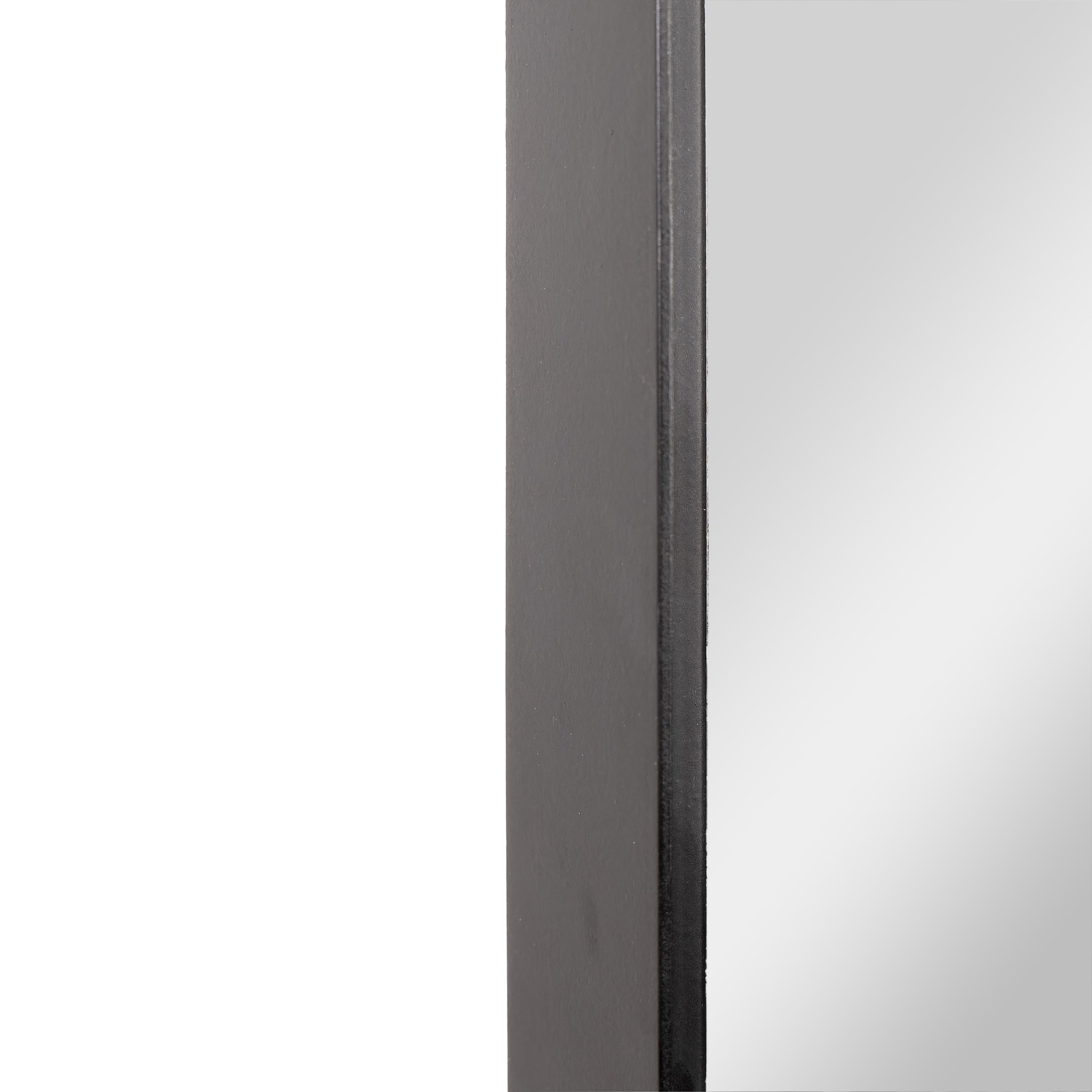 Ava Metal Deep Framed Wall Mirror - Large Accent Mirror for Bathroom, Entryway, Dining Room, & Living Room