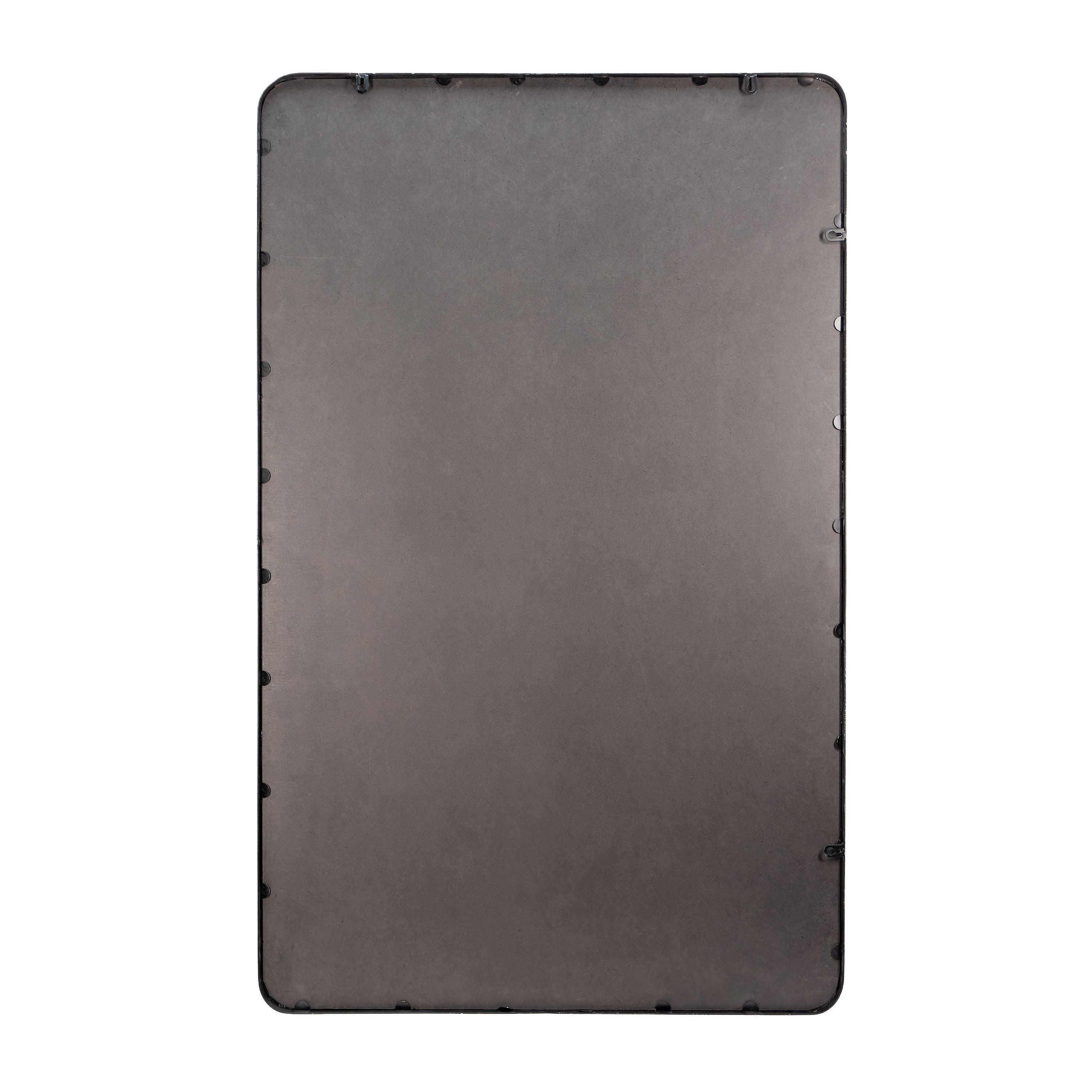 Ava Metal Deep Framed Wall Mirror - Large Accent Mirror for Bathroom, Entryway, Dining Room, & Living Room