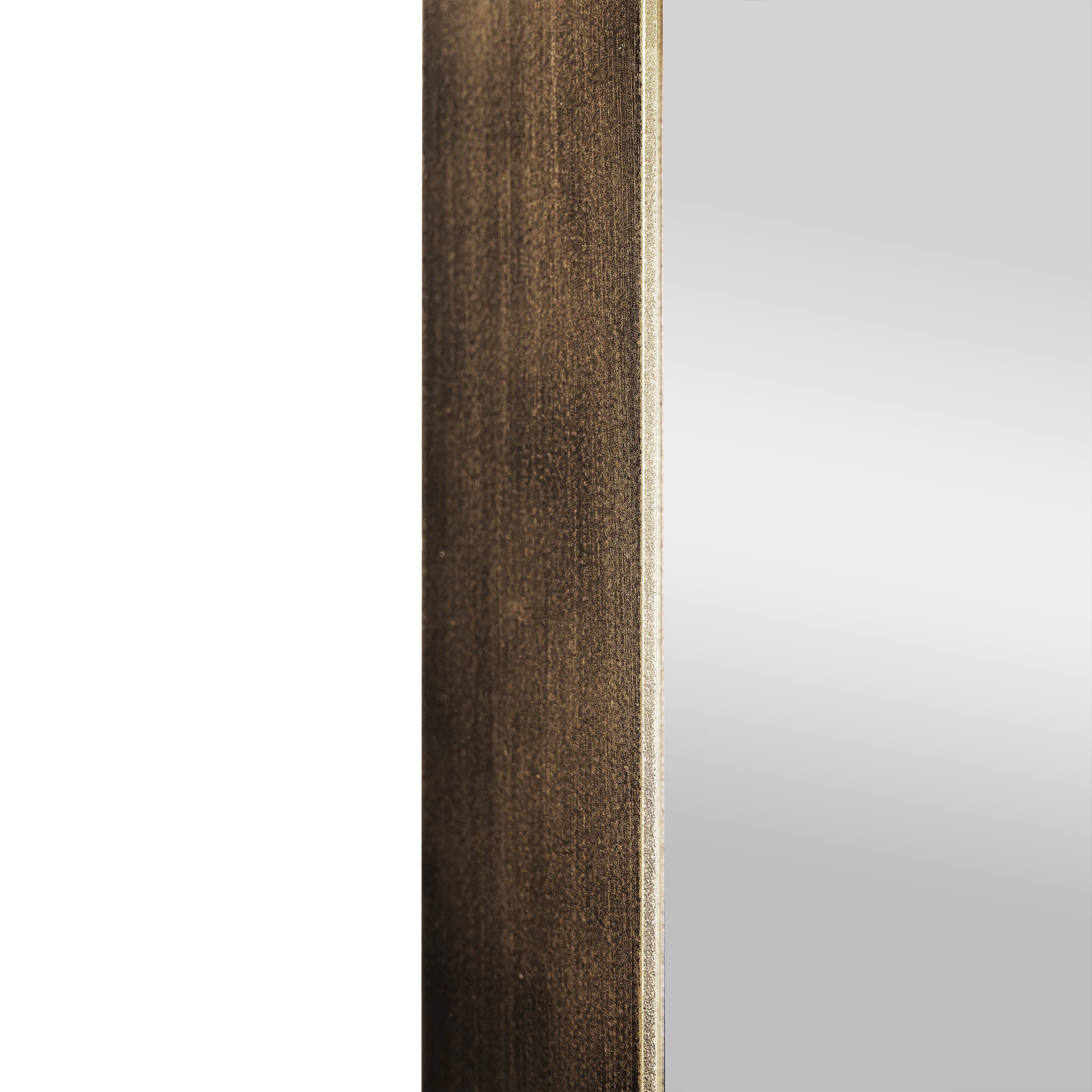 Ava Metal Deep Framed Wall Mirror - Large Accent Mirror for Bathroom, Entryway, Dining Room, & Living Room