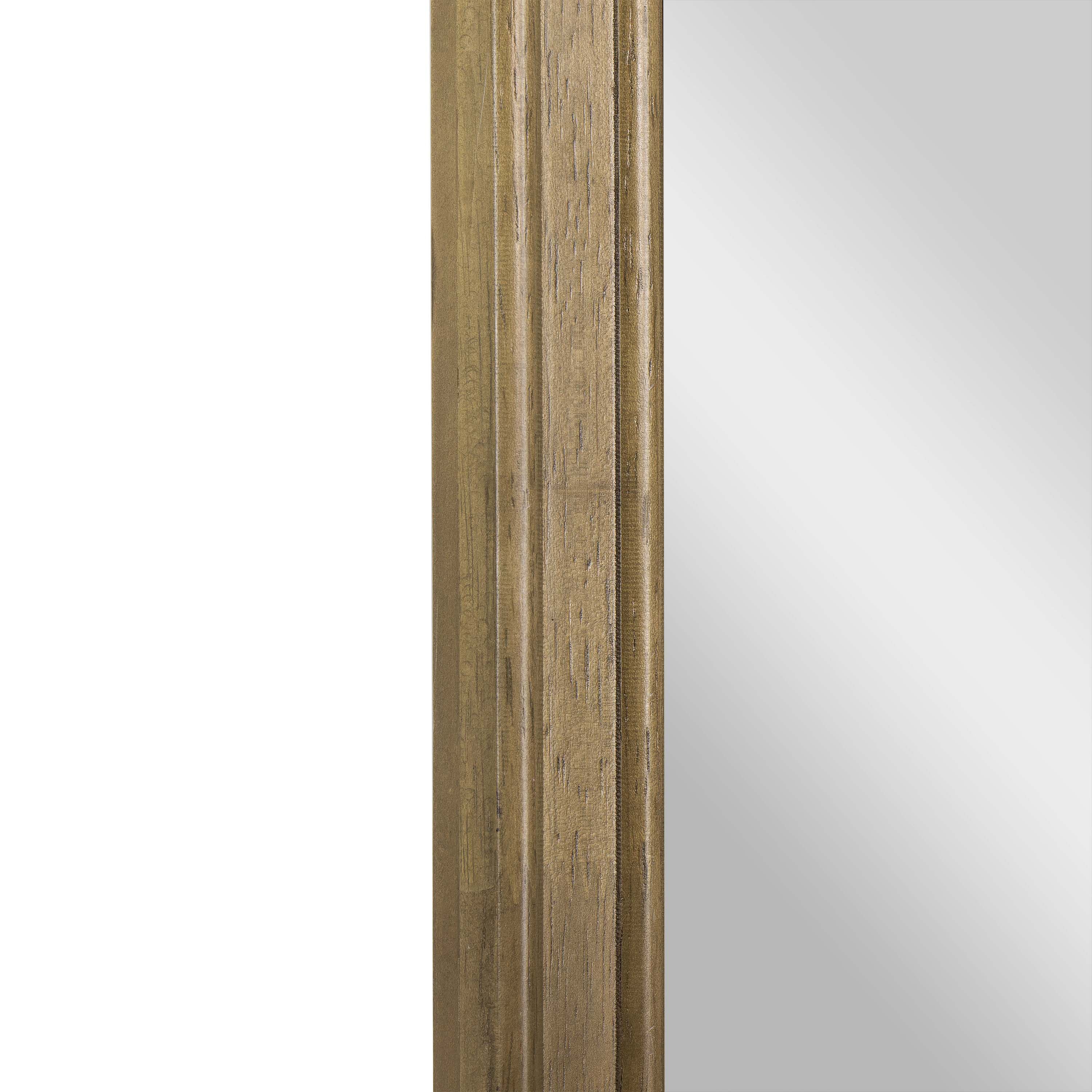 Efie Large Accent Wall Mirror with Solid Wood Frame for Bathroom, Entryway, Dining Room & Living Room