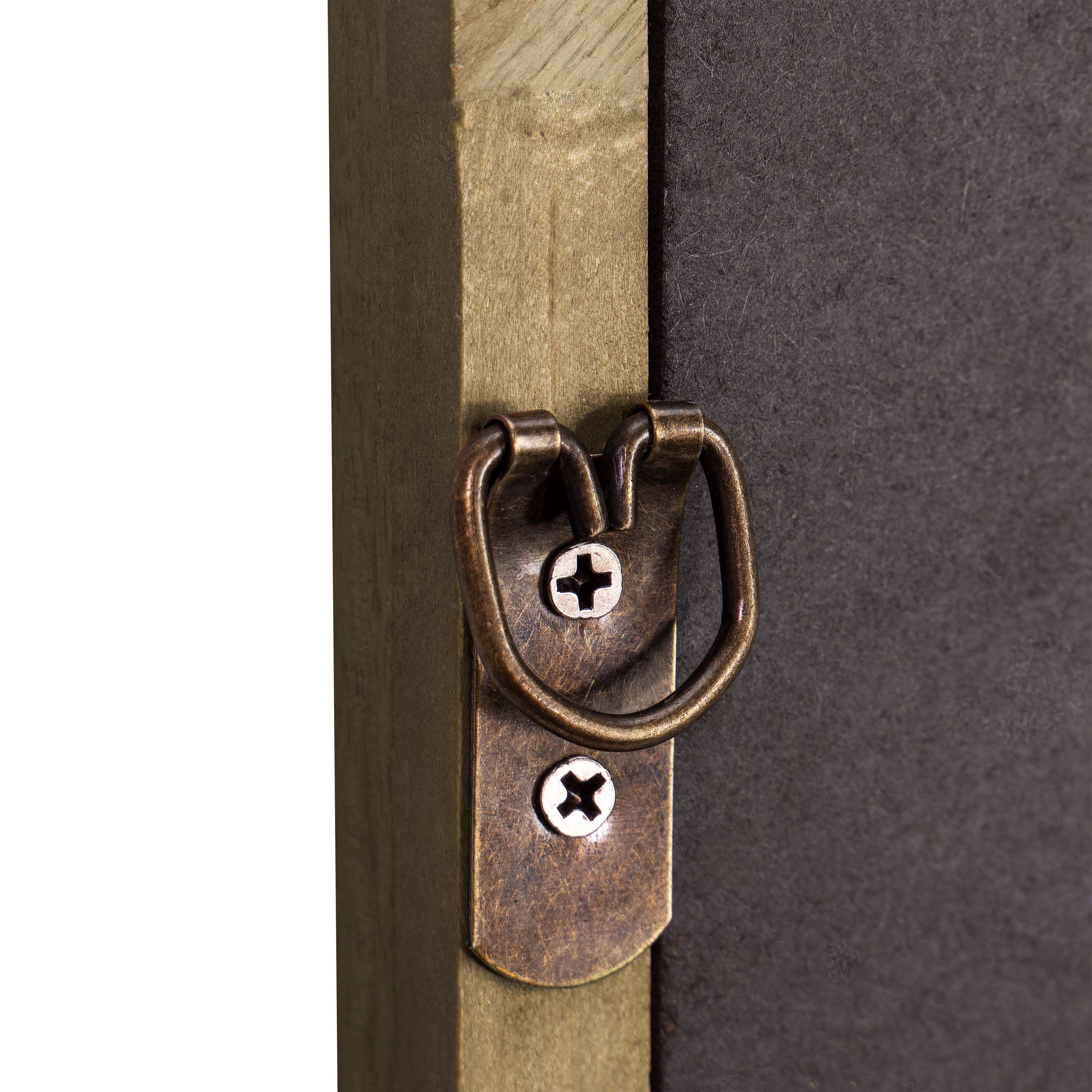 Efie Large Accent Wall Mirror with Solid Wood Frame for Bathroom, Entryway, Dining Room & Living Room