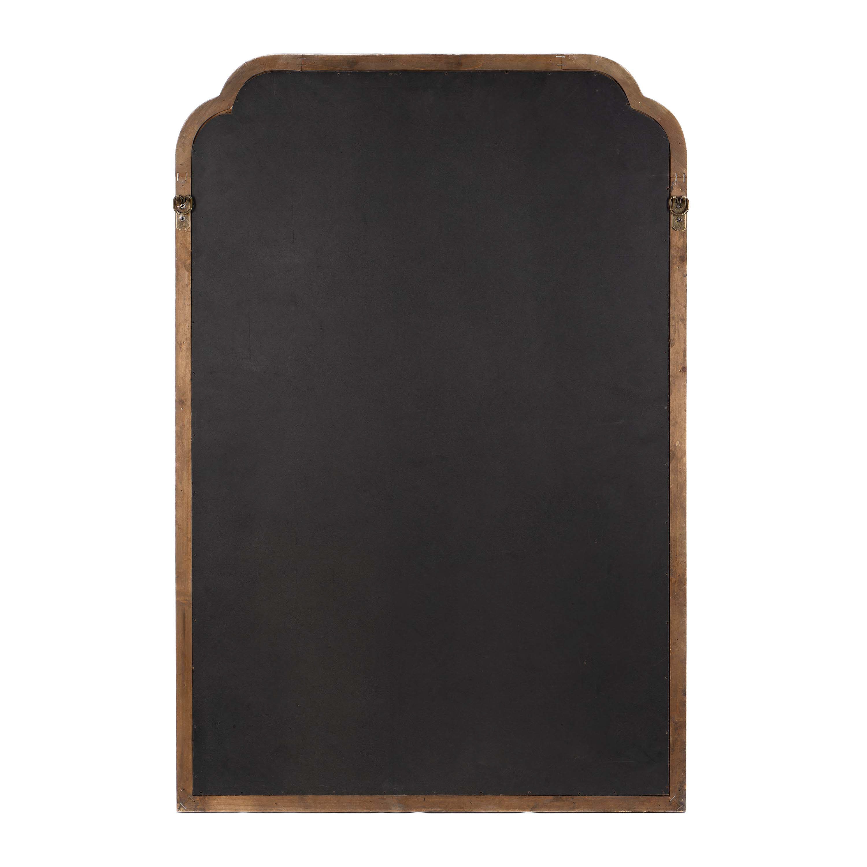 Efie Large Accent Wall Mirror with Solid Wood Frame for Bathroom, Entryway, Dining Room & Living Room