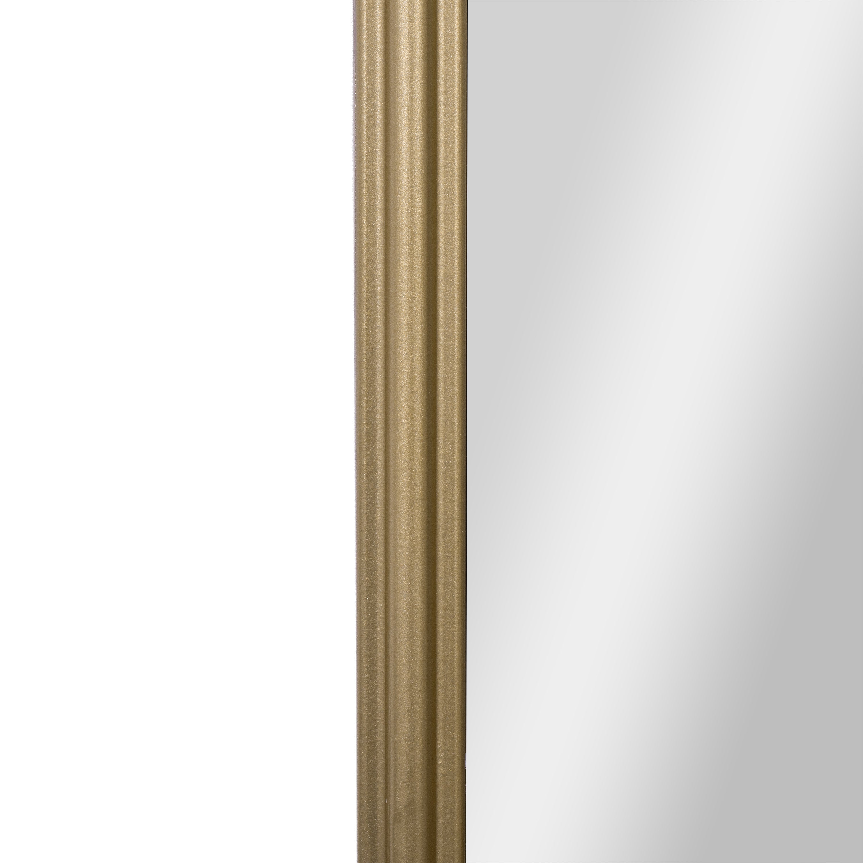Esme Traditional Arched Wall Mirror with Baroque Detail - Large Accent Mirror for Bathroom, Entryway, Dining Room, & Living Room
