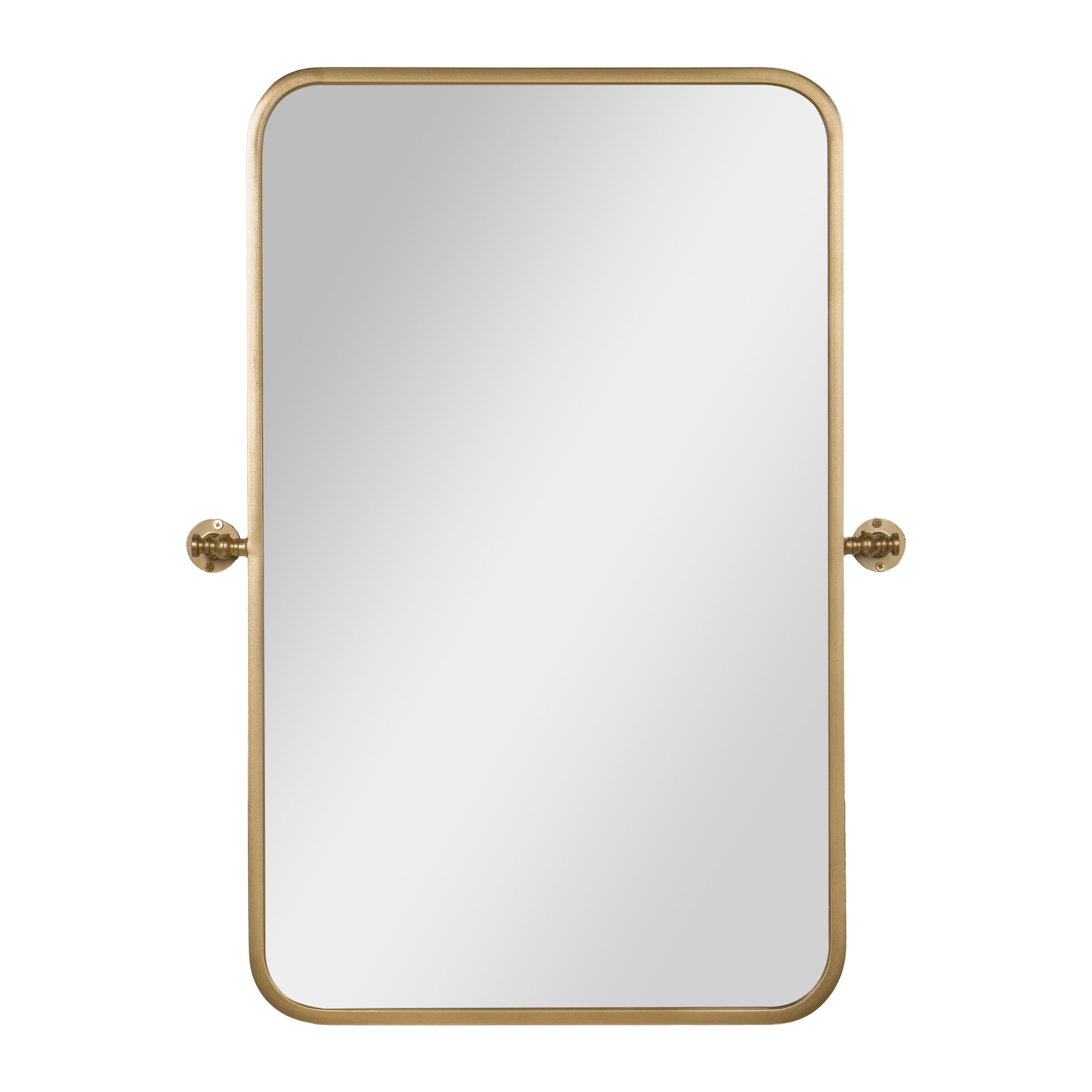 Finlay Metal Pivot Wall Mirror - Large Accent Vanity Mirror for Bathroom