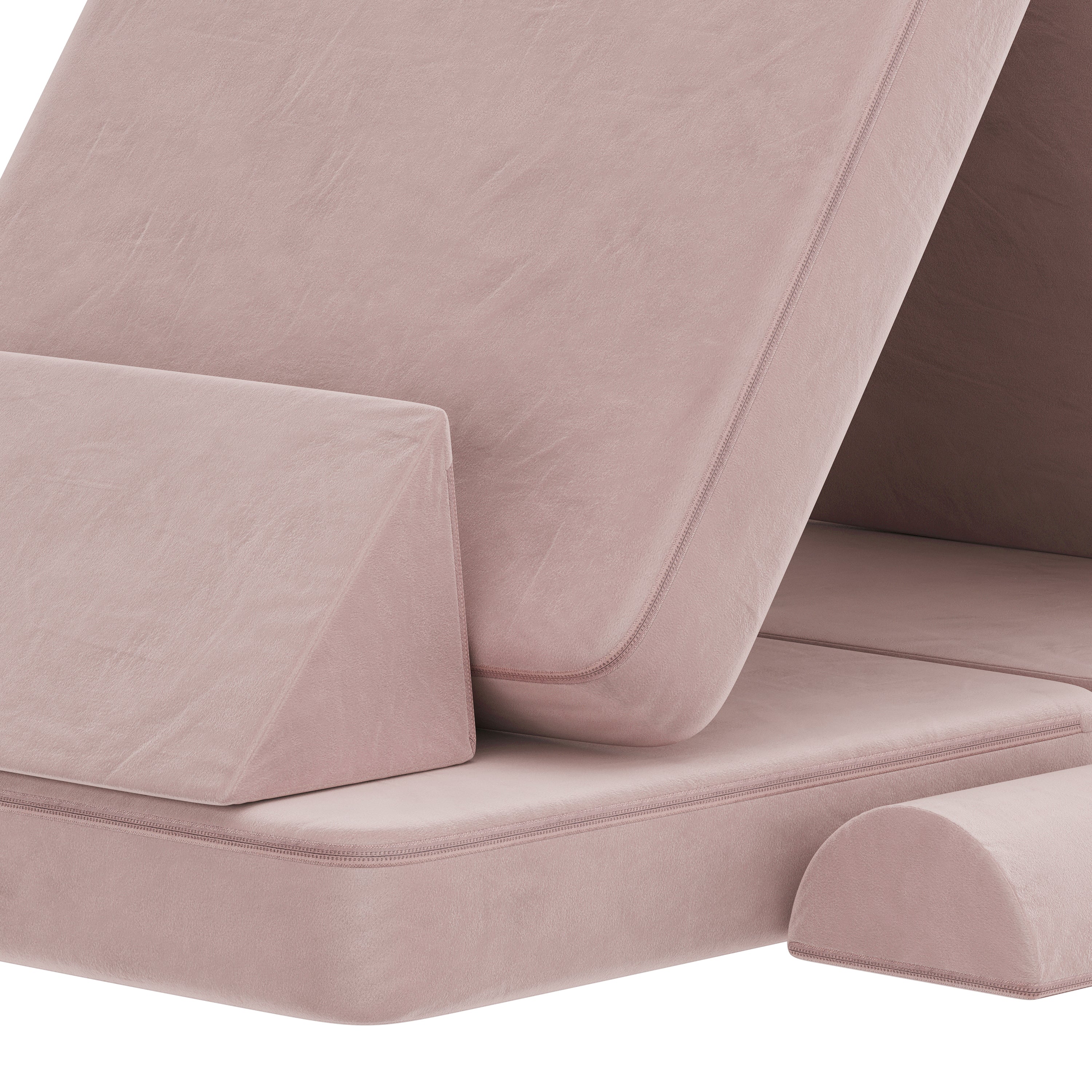 Marlowe Modular Kids Play Couch with 6 Soft Foam Sectional Sofa Pieces