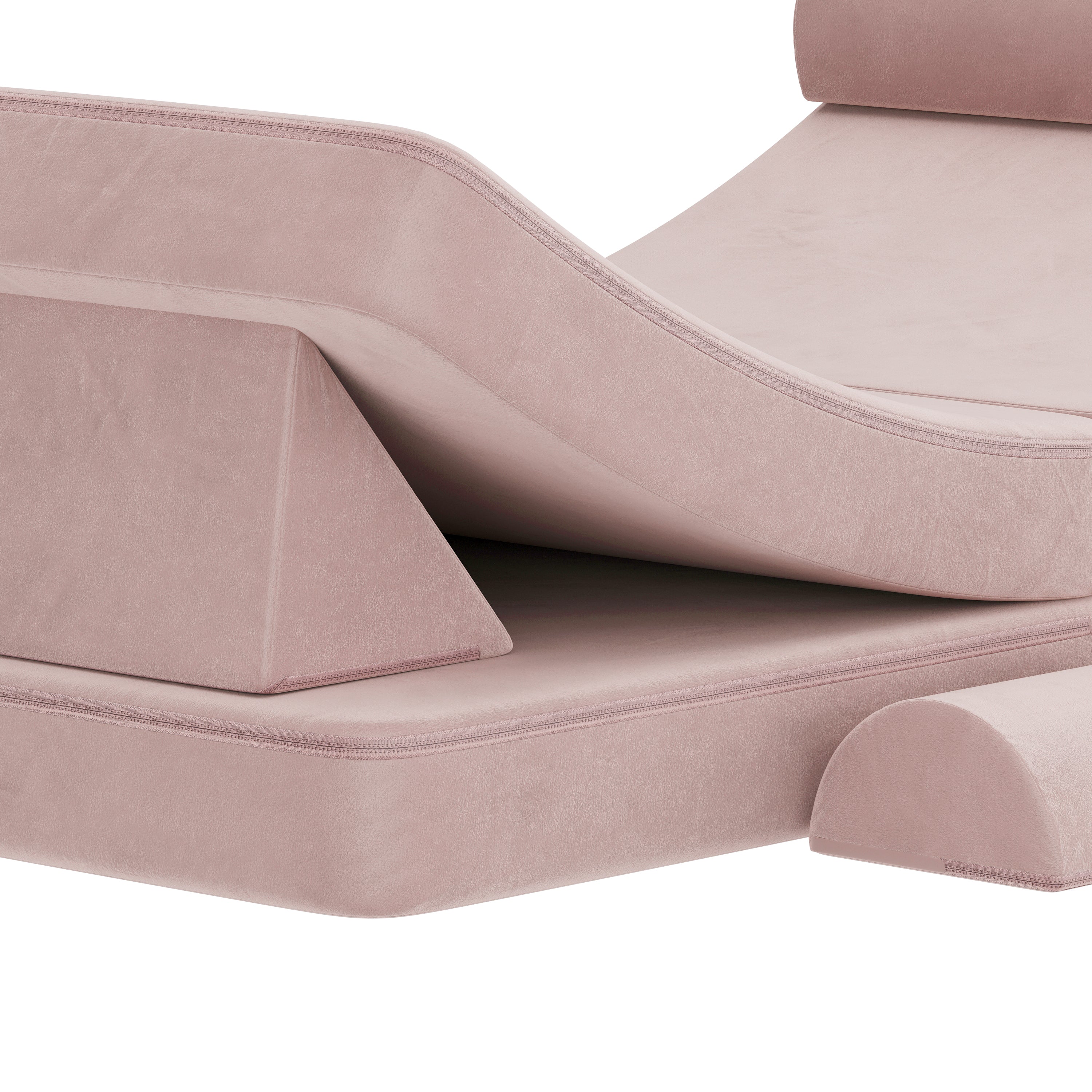 Marlowe Modular Kids Play Couch with 6 Soft Foam Sectional Sofa Pieces