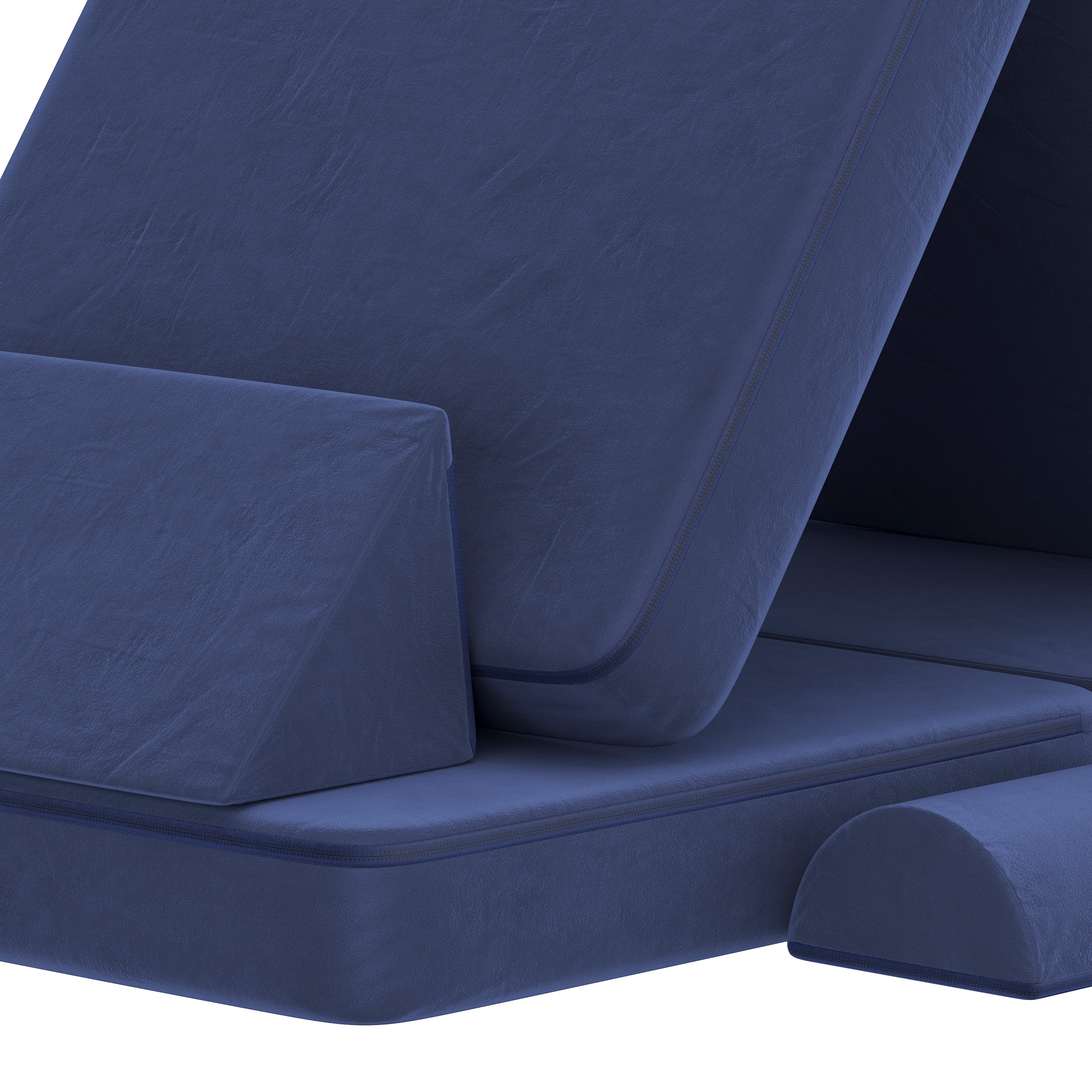 Marlowe Modular Kids Play Couch with 6 Soft Foam Sectional Sofa Pieces