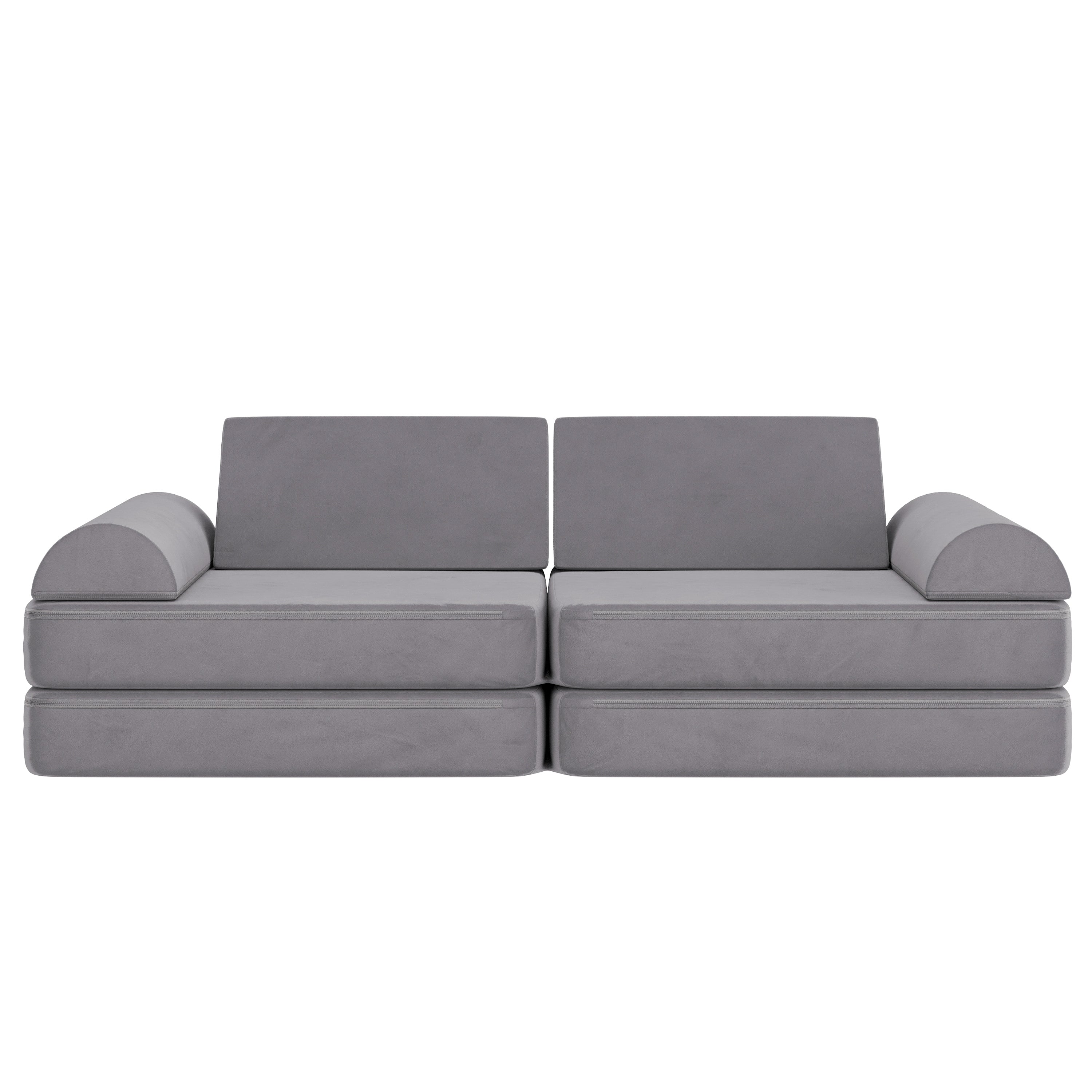 Marlowe Modular Kids Play Couch with 6 Soft Foam Sectional Sofa Pieces