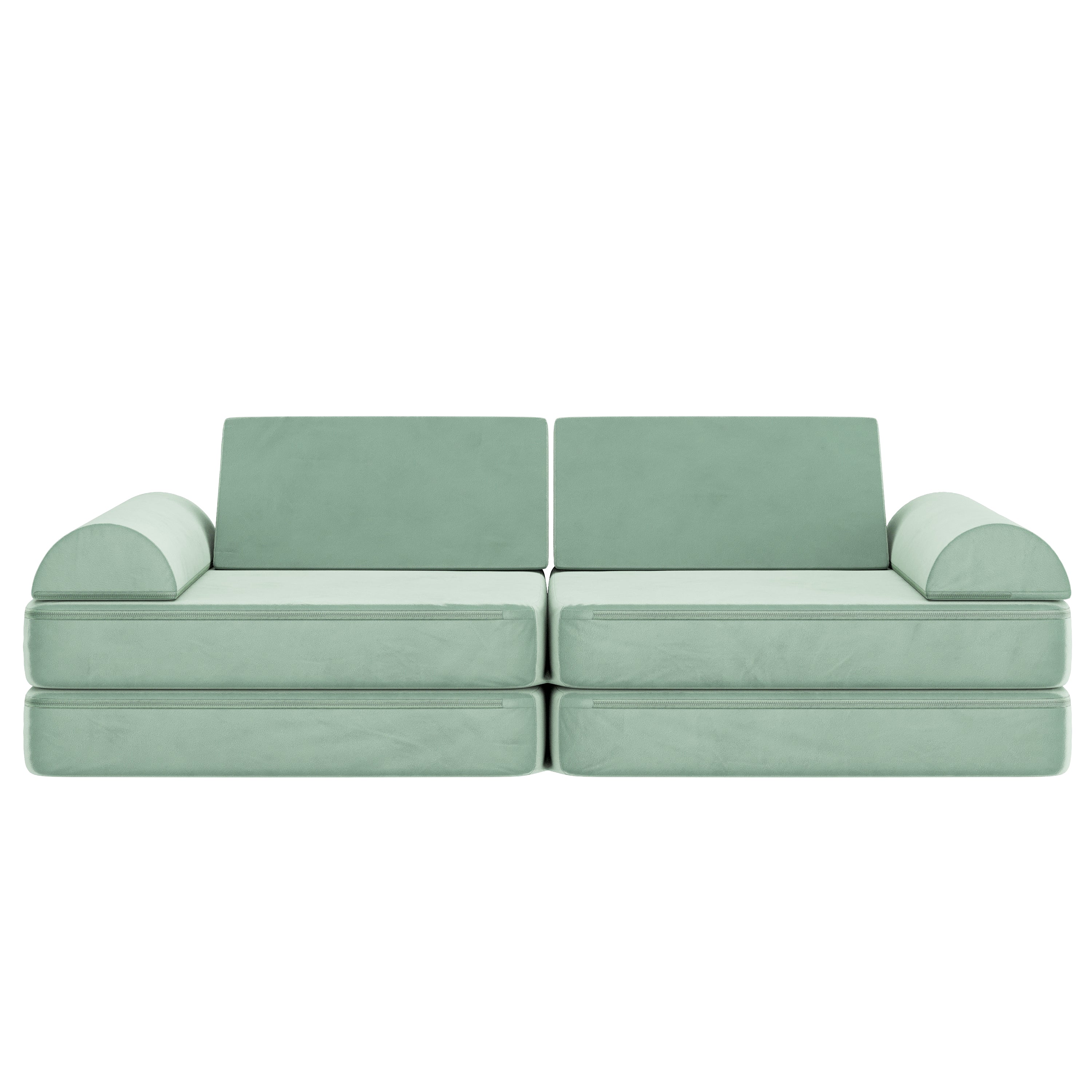 Marlowe Modular Kids Play Couch with 6 Soft Foam Sectional Sofa Pieces